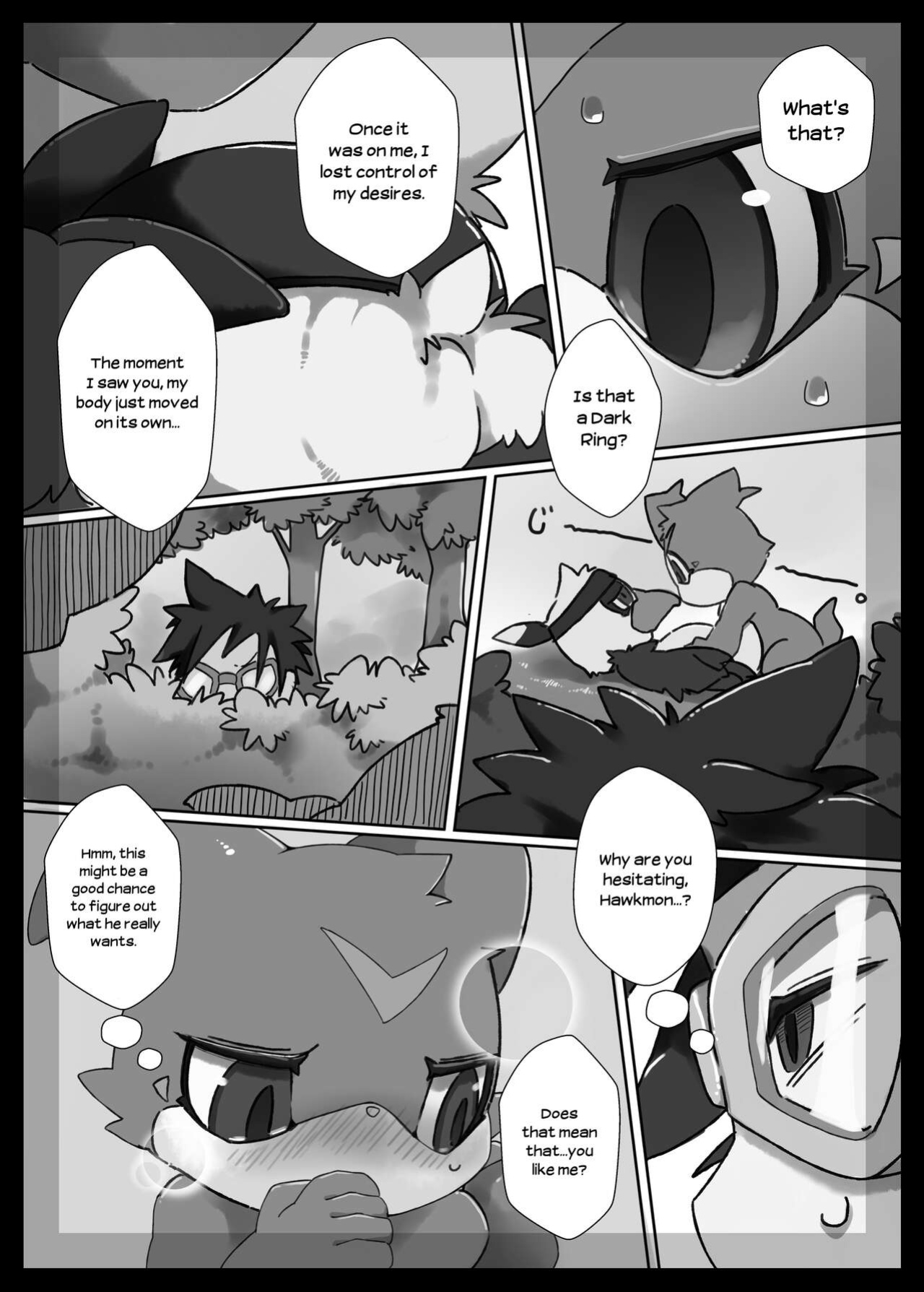 [Toiro no Iro (Jyunintoiro)] Watashi no Honne. - My real intention (Digimon)