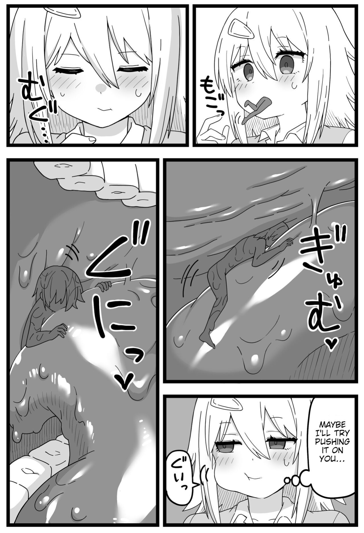 [Shiheki] Sugoi Dekai Classmate ni Butsuriteki ni Taberareru Manga | The Manga about Being Physically Eaten by a Giant Classmate (Size fetish)