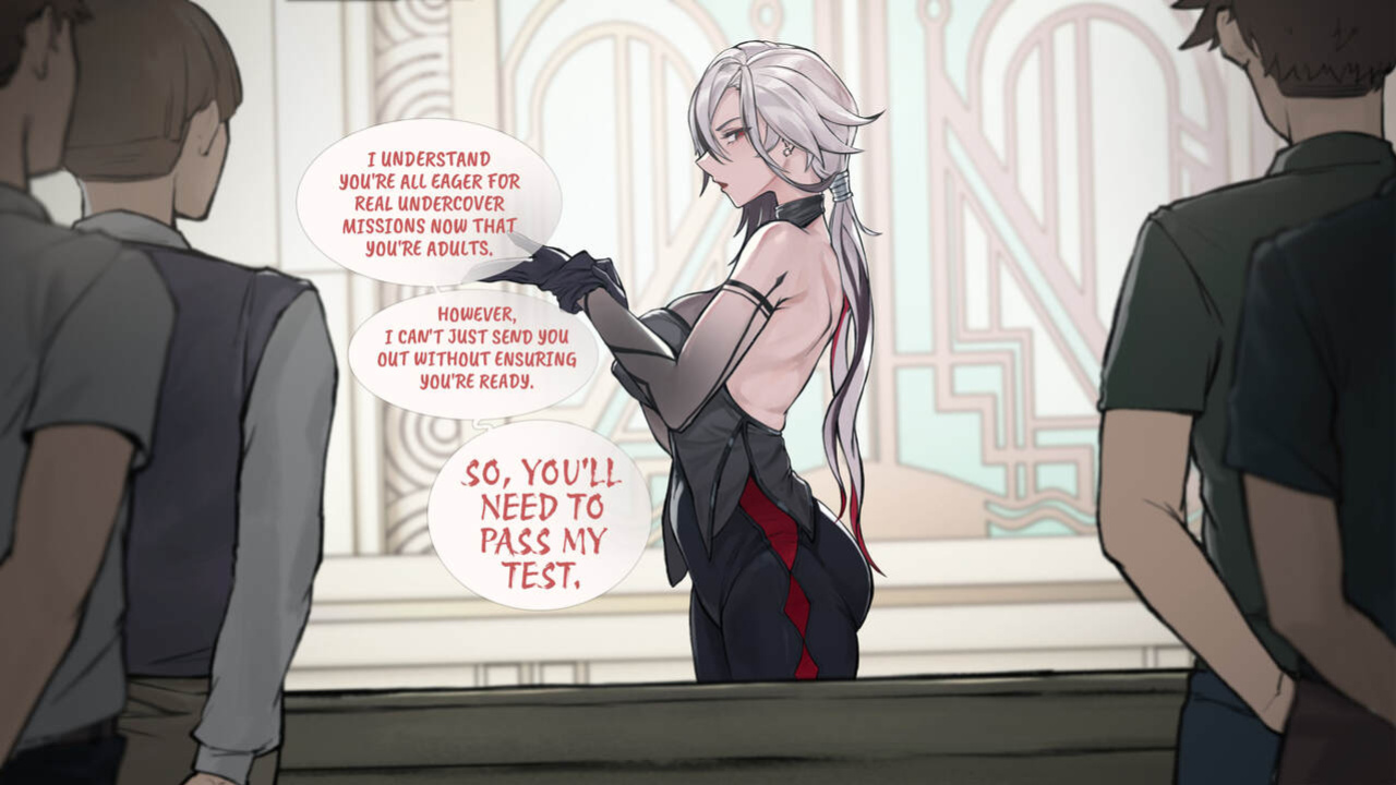 [Frozenspiderlily][Frzspiderlily] Arlecchino - "Trainee program"(text) | 阿蕾奇诺 - "培训生计划" (Genshin Impact) [无修]