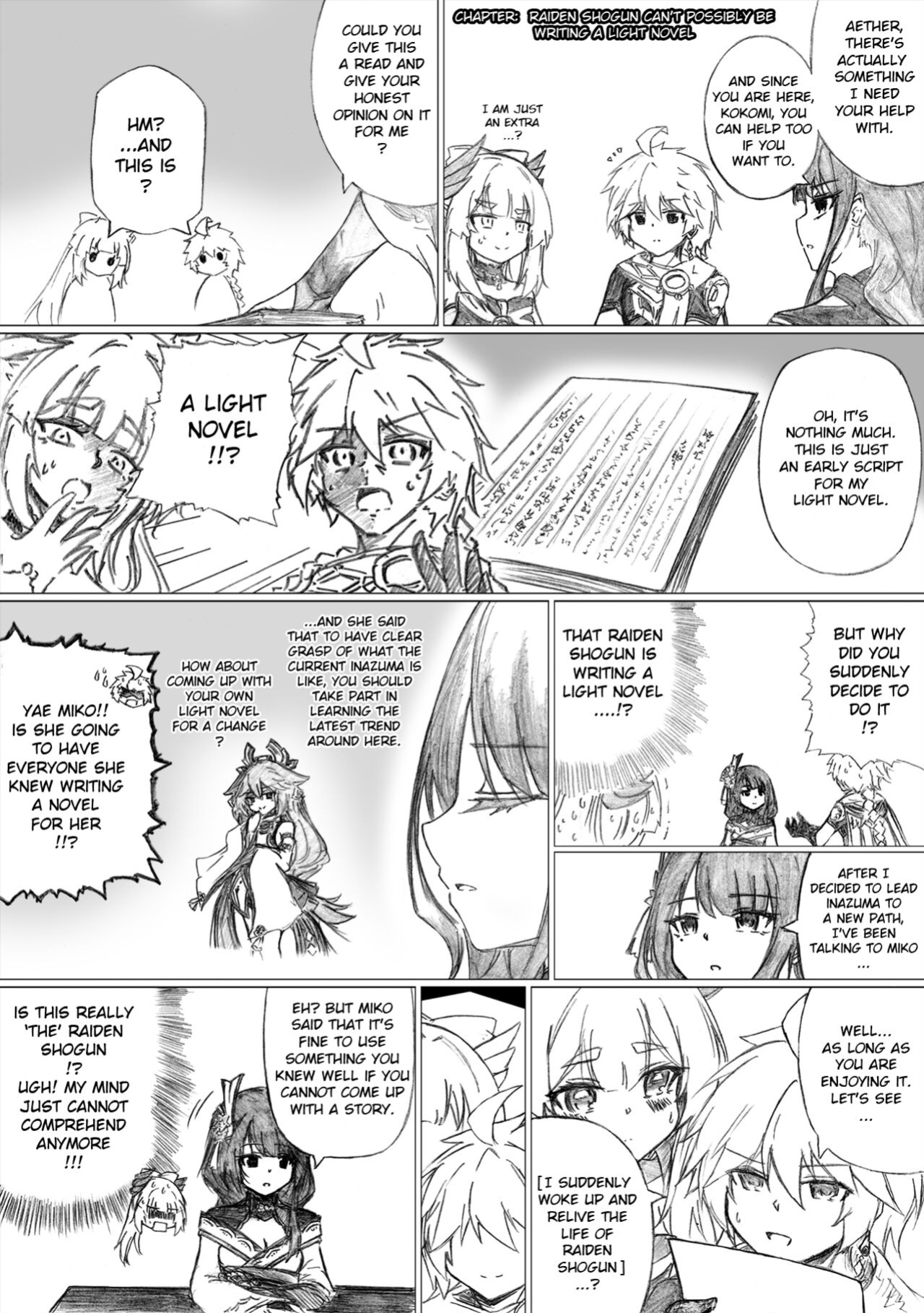 KuroCrimson Genshin Impact Manga Vol 3