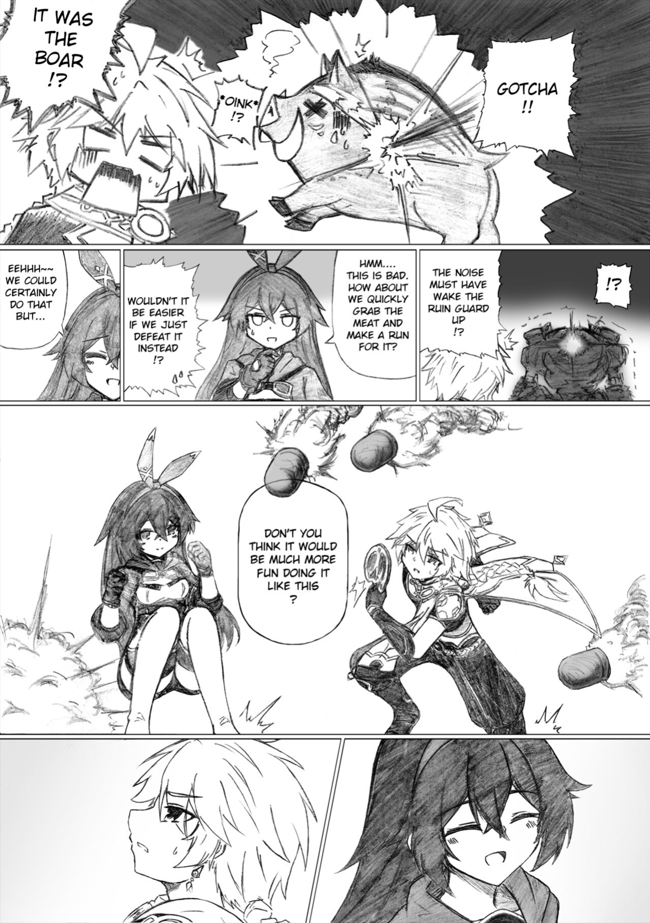 KuroCrimson Genshin Impact Manga Vol 3