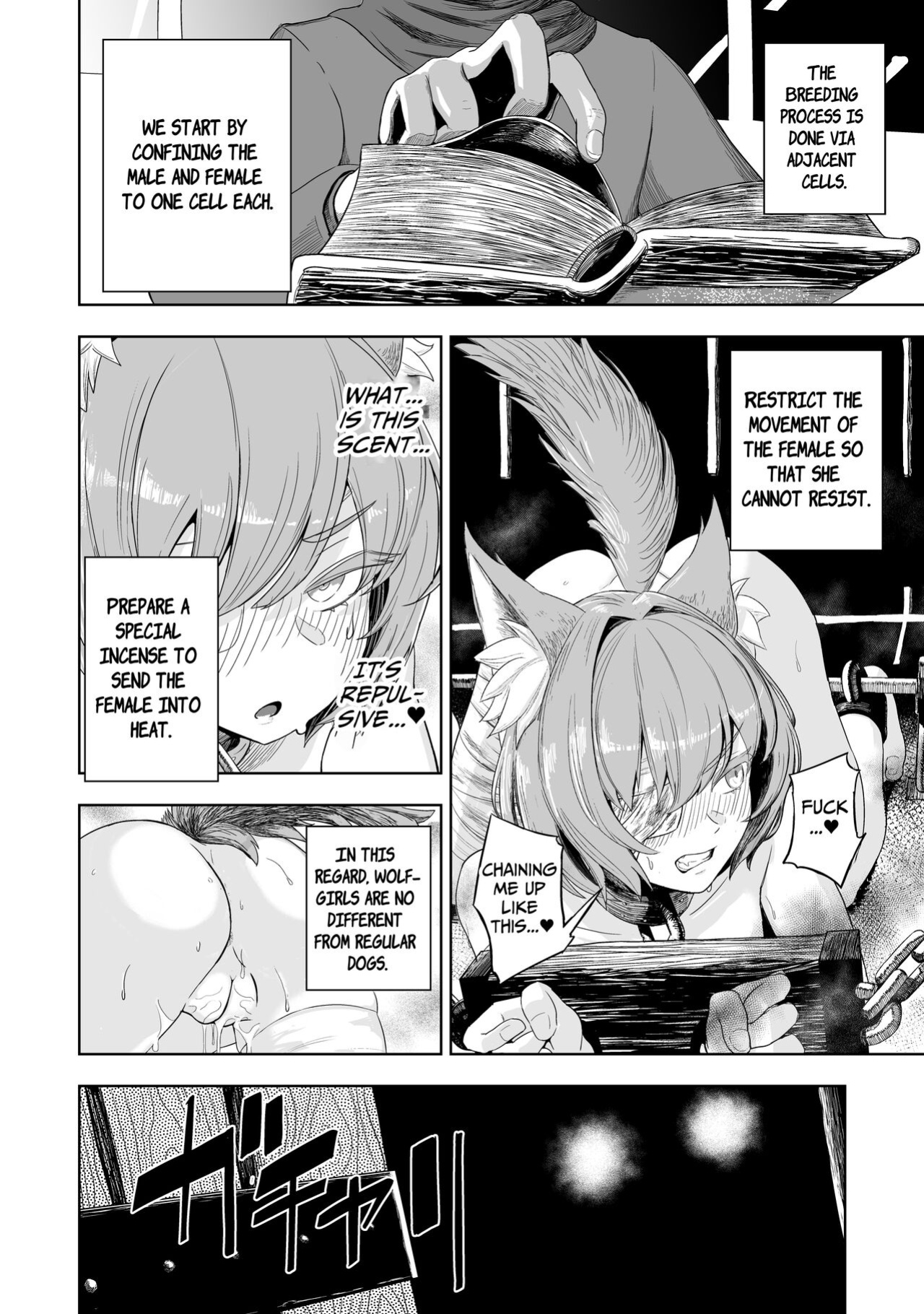 [I'm moralist (Yanagihara Mitsuki, U-mu)] Junai Hanshoku Bou -Ookami Shoujo no Shitsukekata- | Pure Love Breeding Cell: ~How to train a Wolf-girl~ [ApricotJam]