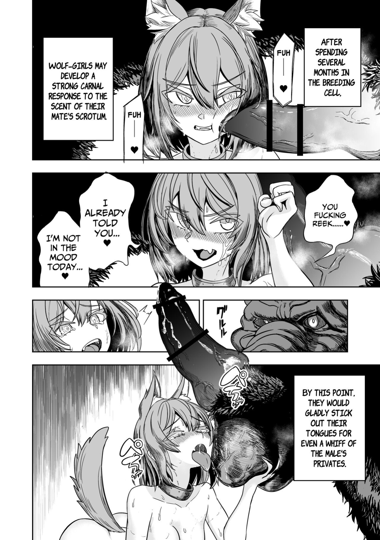 [I'm moralist (Yanagihara Mitsuki, U-mu)] Junai Hanshoku Bou -Ookami Shoujo no Shitsukekata- | Pure Love Breeding Cell: ~How to train a Wolf-girl~ [ApricotJam]
