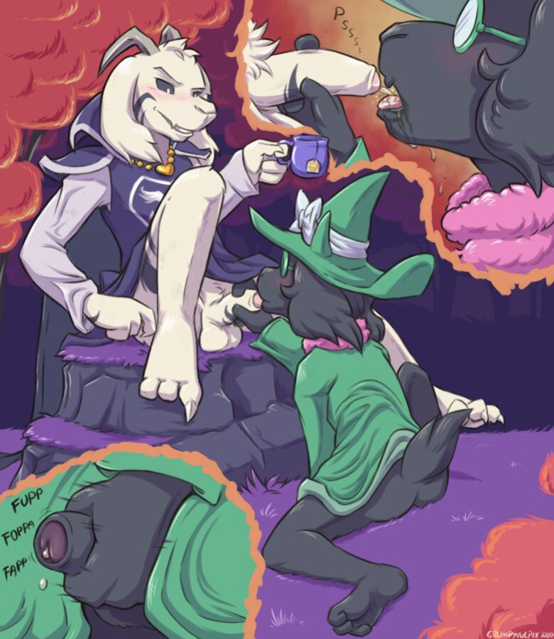 [grumpyvulpix] Undertale/Deltarune's Golden Shower