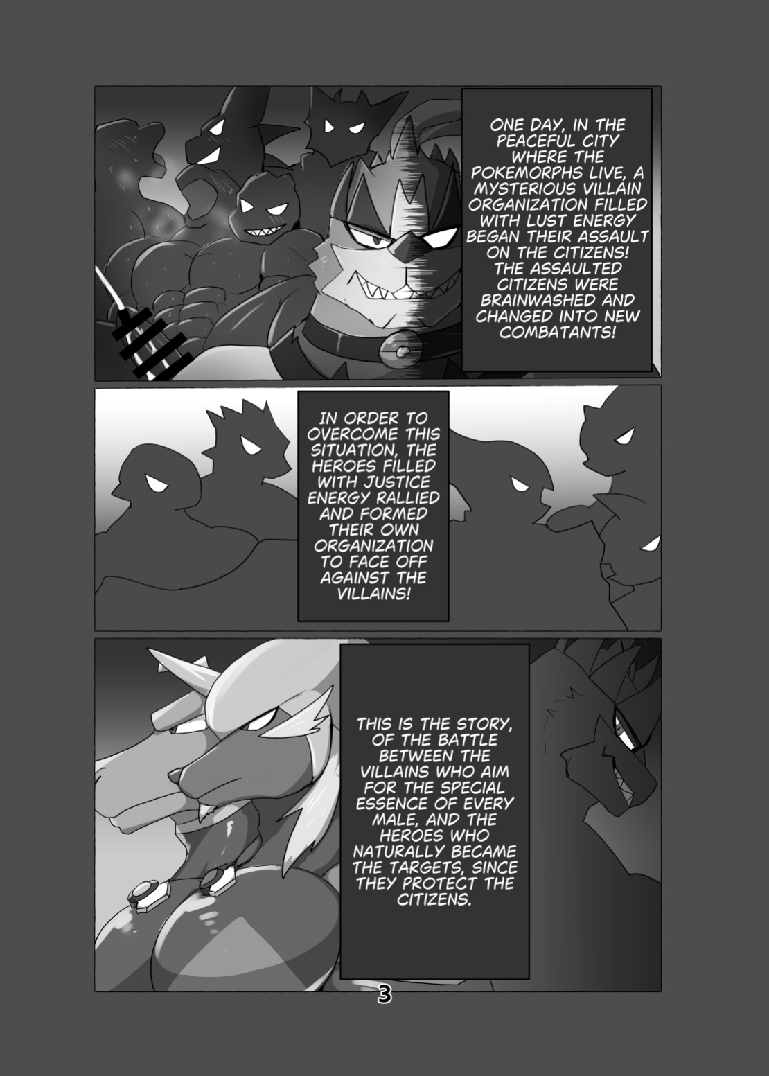[S&D Tail (Keito)] The Captive Heroes (Pokemorph Heroes) (Pokemon)
