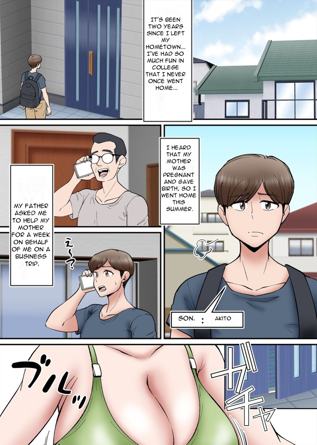 [Nobishiro] Haha no Sango Oppai ni Miserarete [DarklordMTLs]