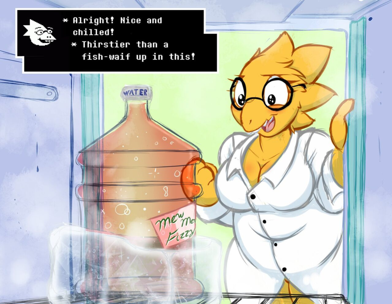 [Frist] Omorashi Drive Challenge - Alphys