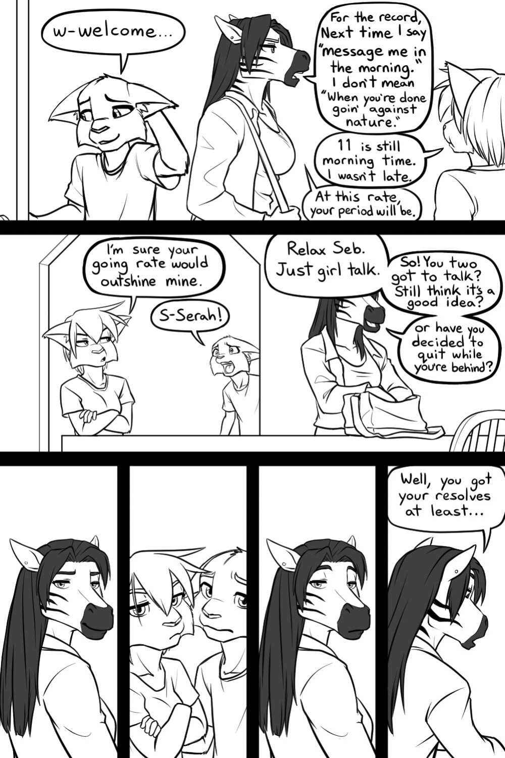 [blackkitten] Saturday Mornings
