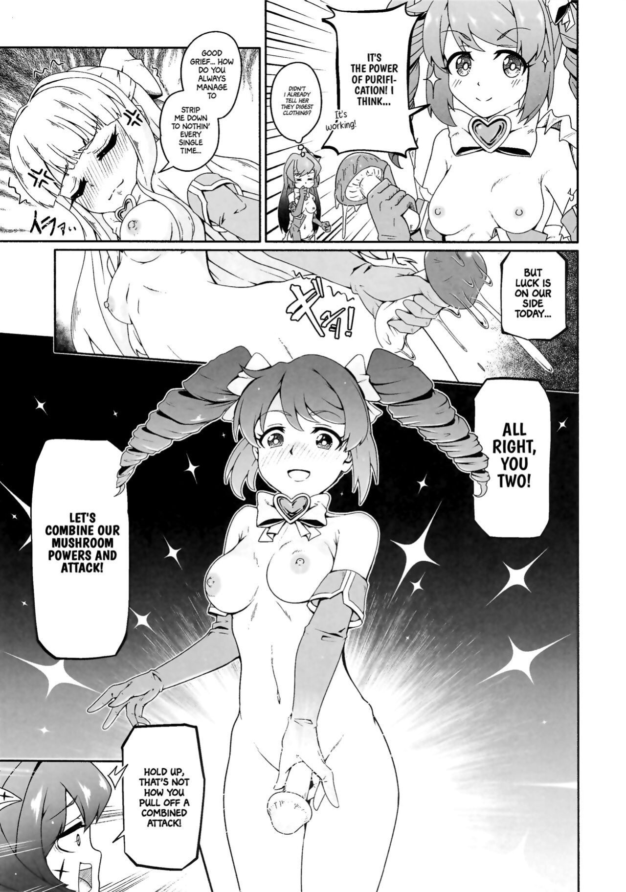(COMIC1☆24) [MIDDLY (Midorinocha)] Kaishaku Chigai ni Akogarete - I admired the misunderstanding but it was a serious failure... (Mahou Shoujo ni Akogarete) [Project Valvrein]