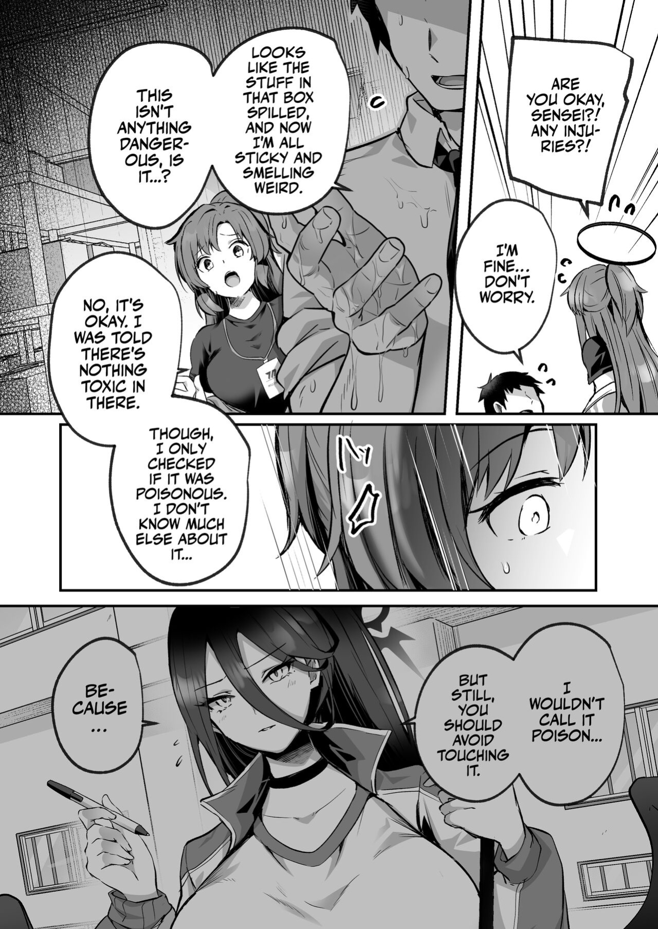 [Kuusou Monochrome (Abi)] Bousou shita Sensei ni Oshitao Sarete SEX Suru Hon | Cooling Off Sensei's Unbridled Lust with Sex! (Blue Archive) [Team Rabu2]