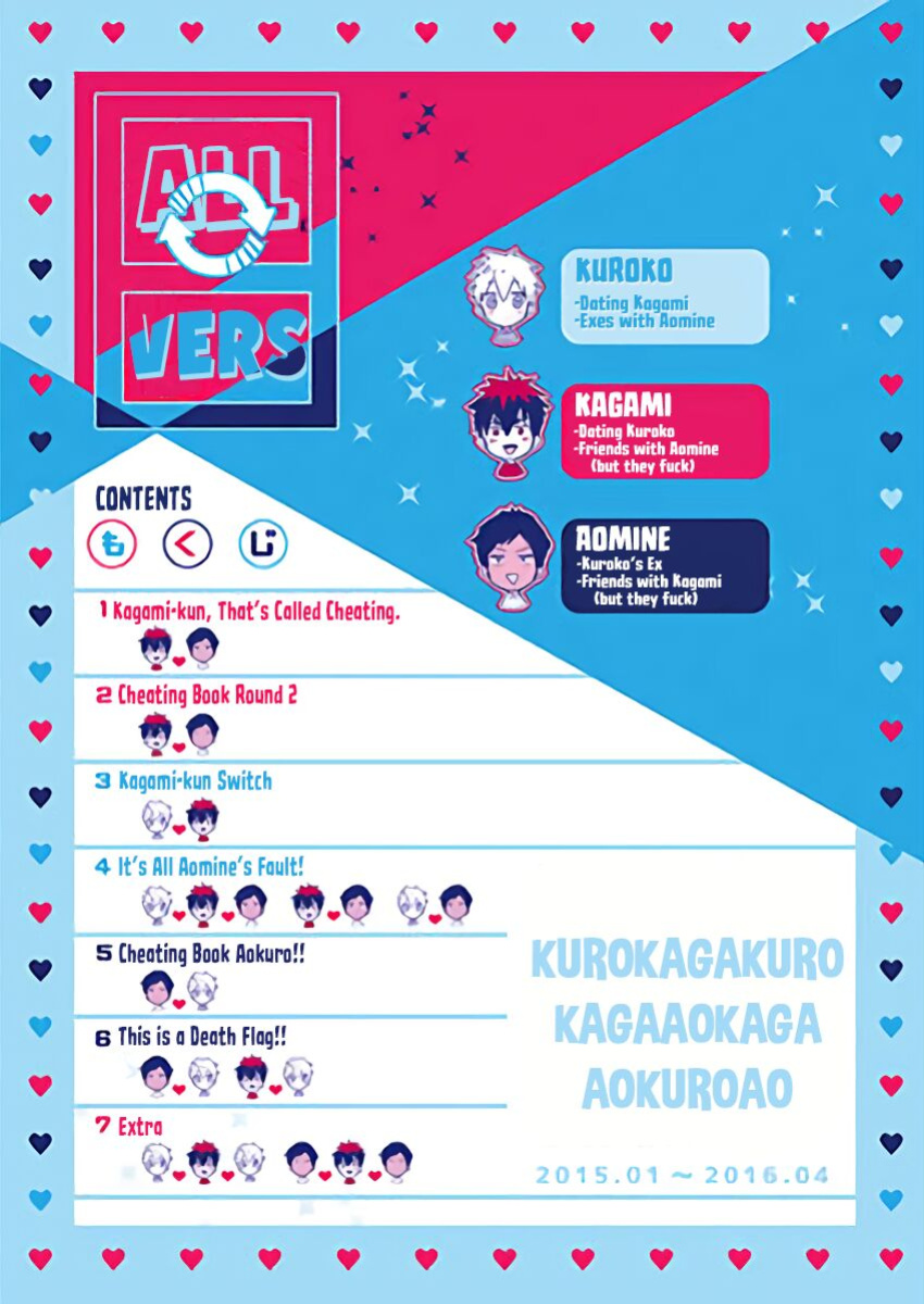 [Keisotsu na Ana (Waco)] KuroKagaAo All-Vers Compilation (Kuroko no Basuke) {Choco Nanana}