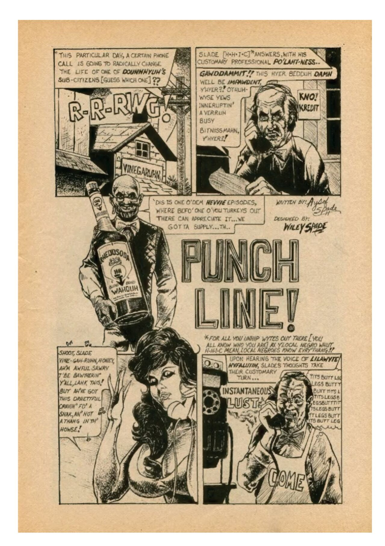 White Whore Funnies #1 (1975)