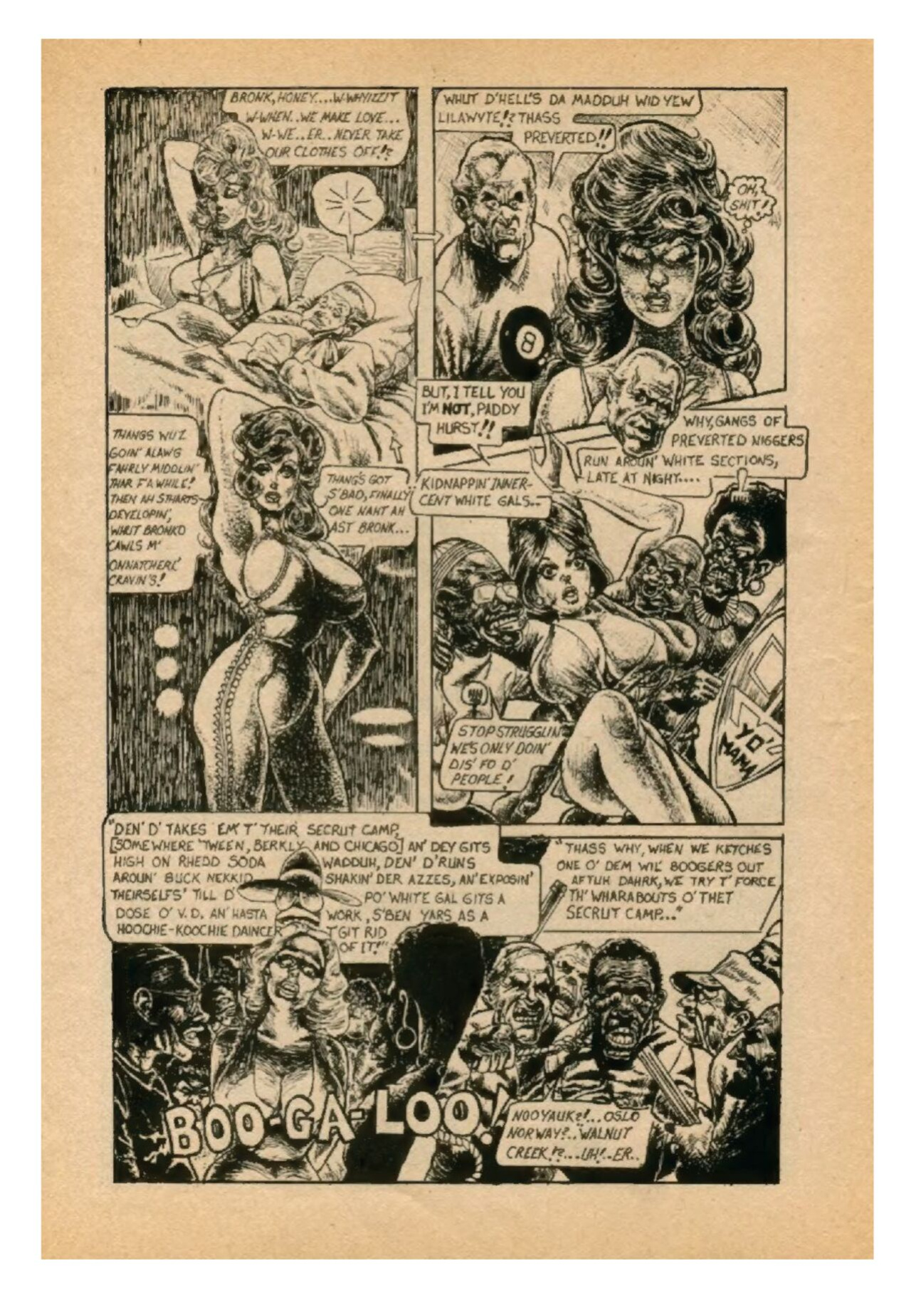White Whore Funnies #1 (1975)