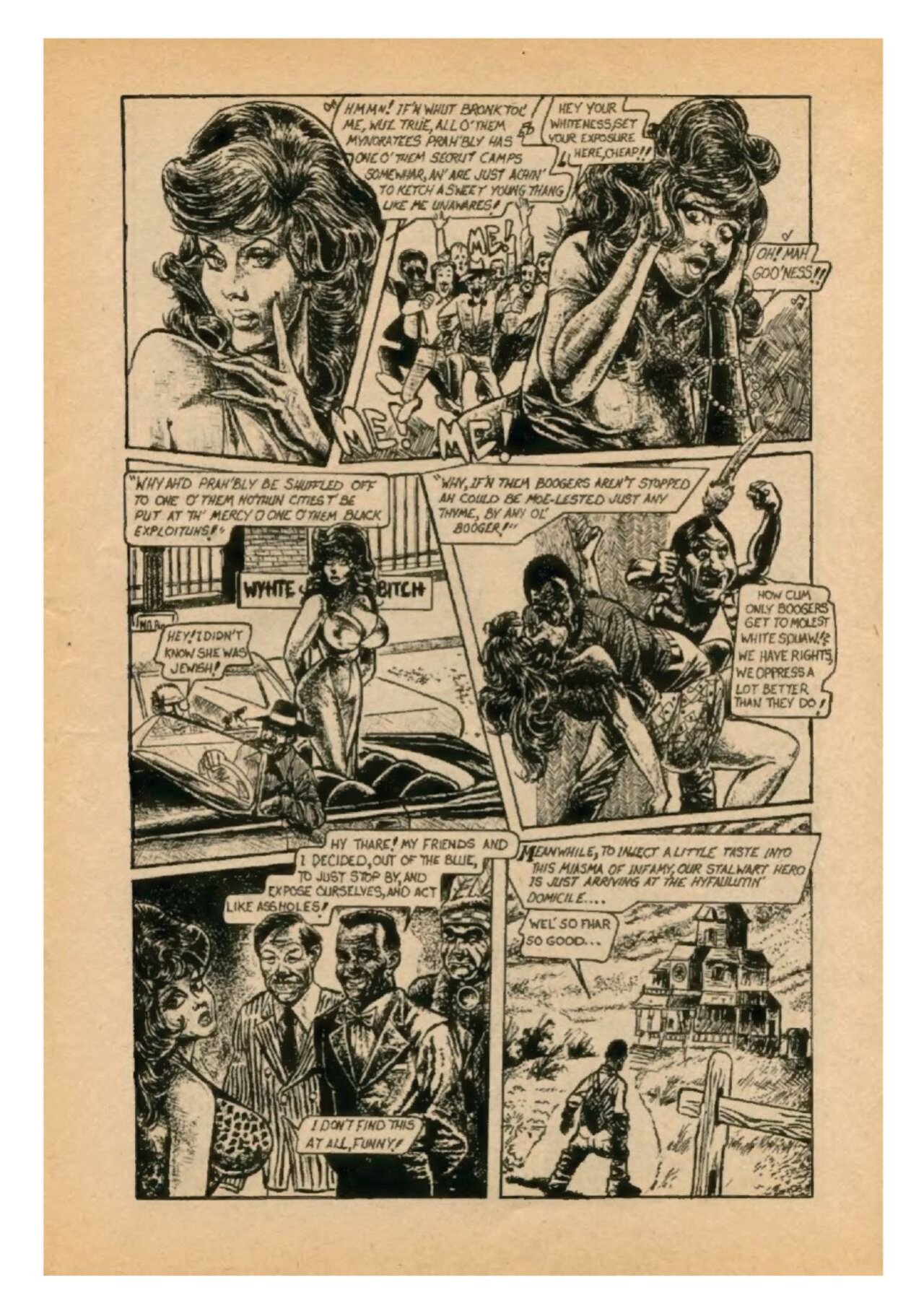 White Whore Funnies #1 (1975)
