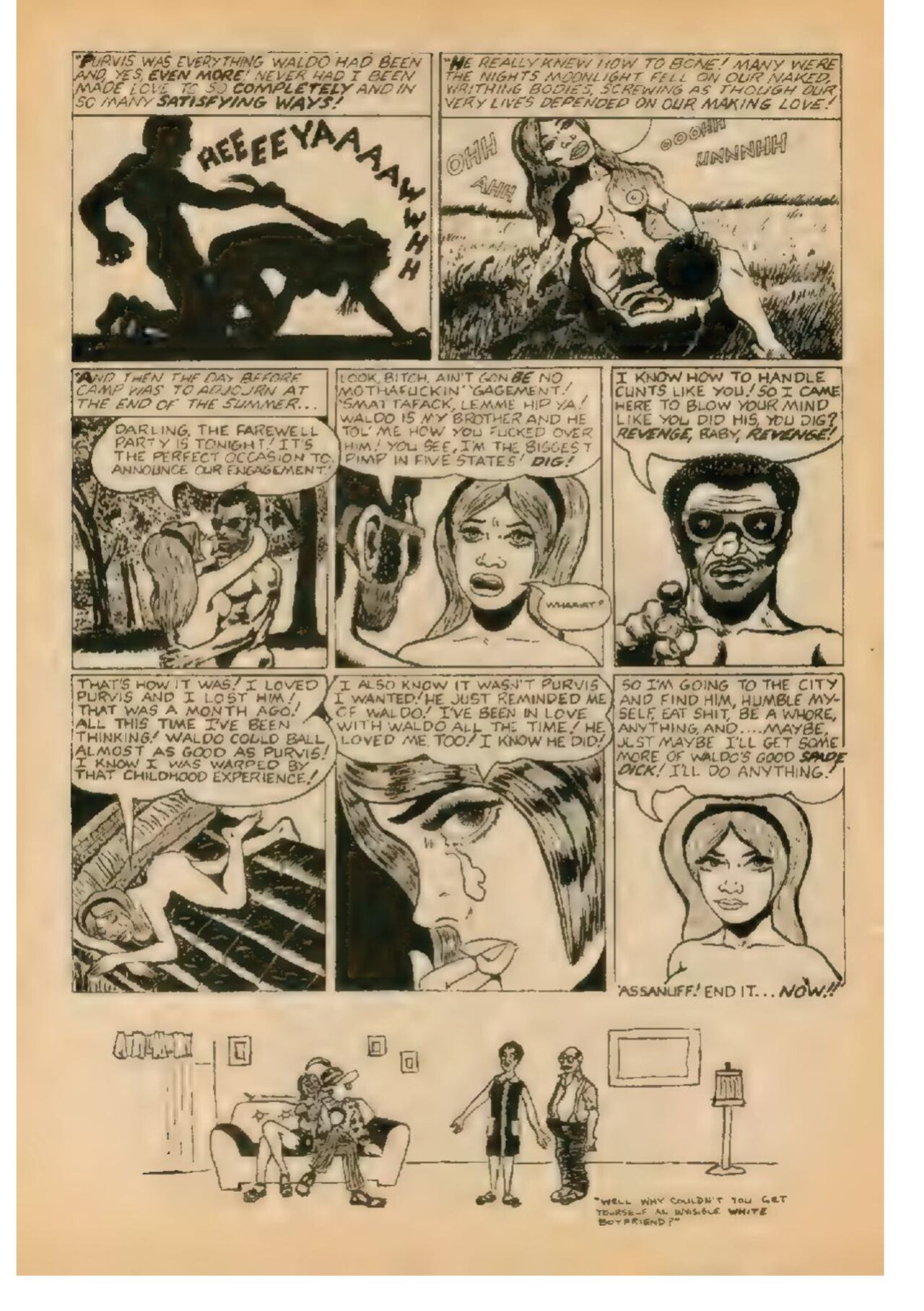 White Whore Funnies #1 (1975)