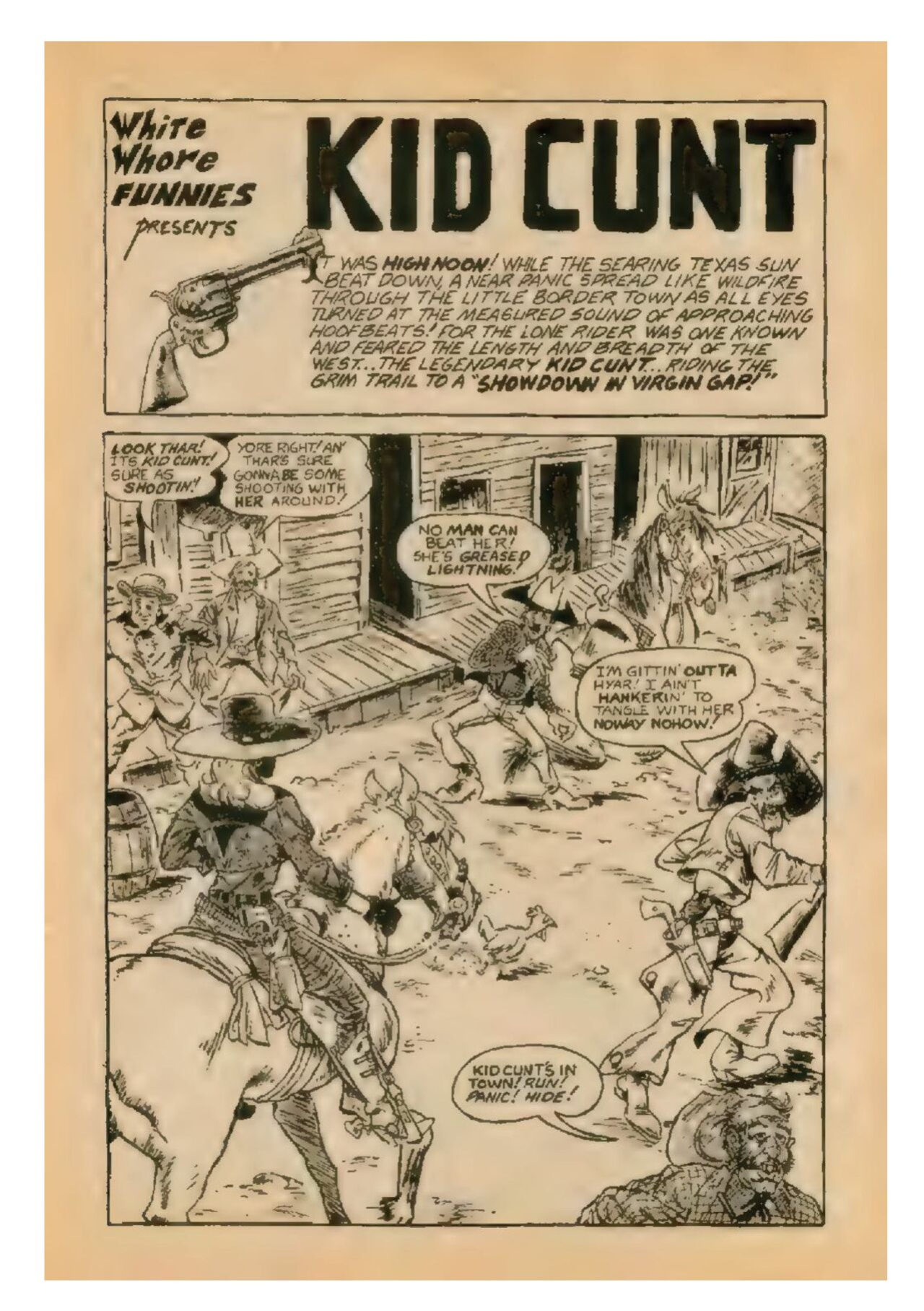 White Whore Funnies #1 (1975)