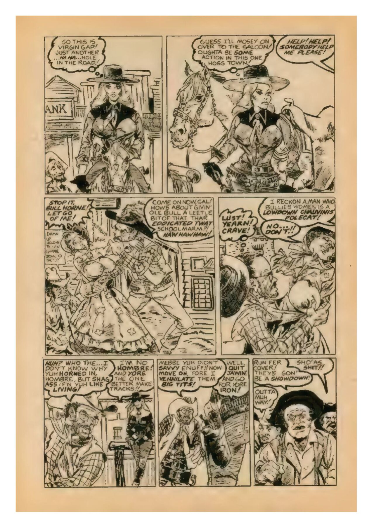 White Whore Funnies #1 (1975)
