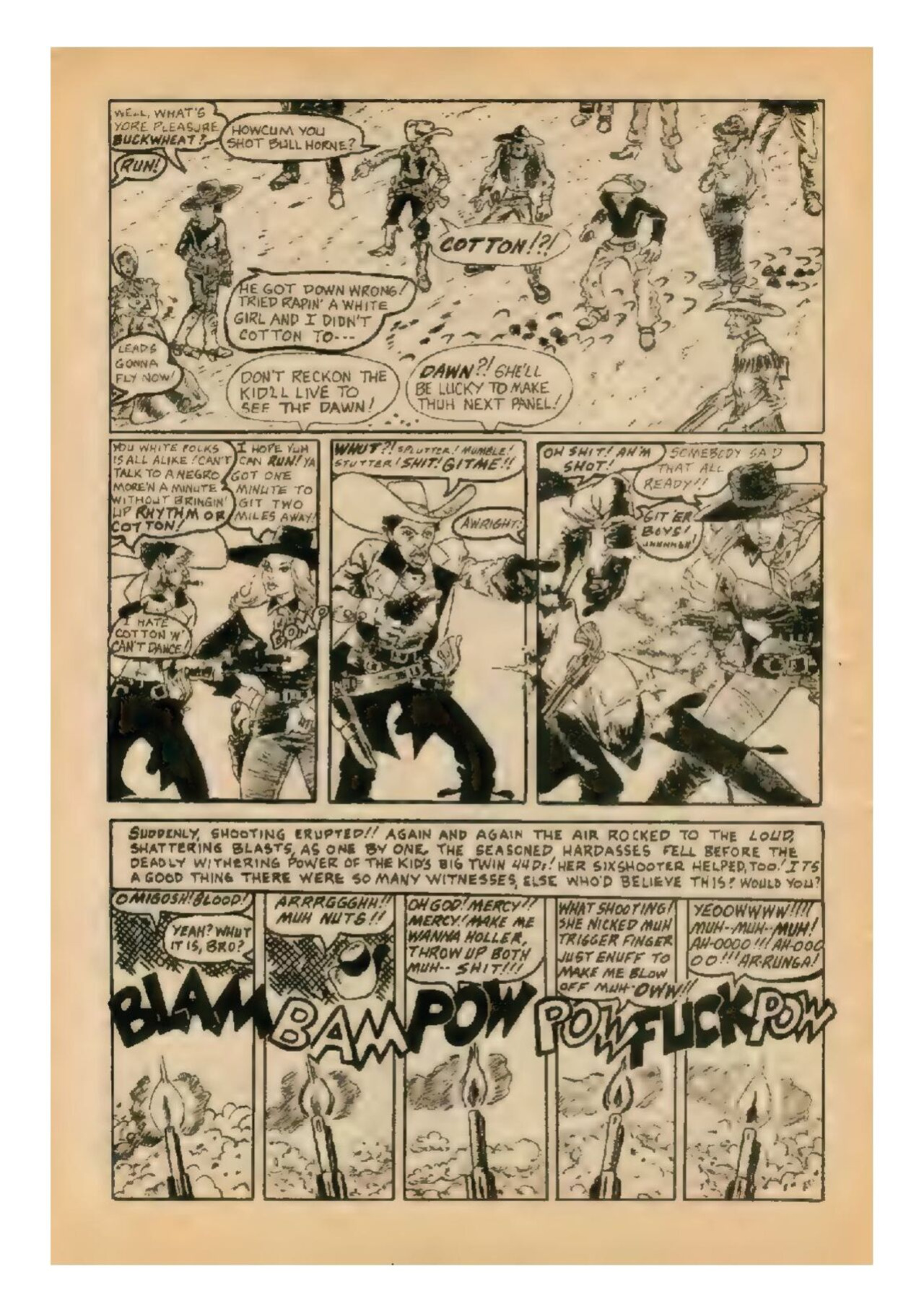 White Whore Funnies #1 (1975)
