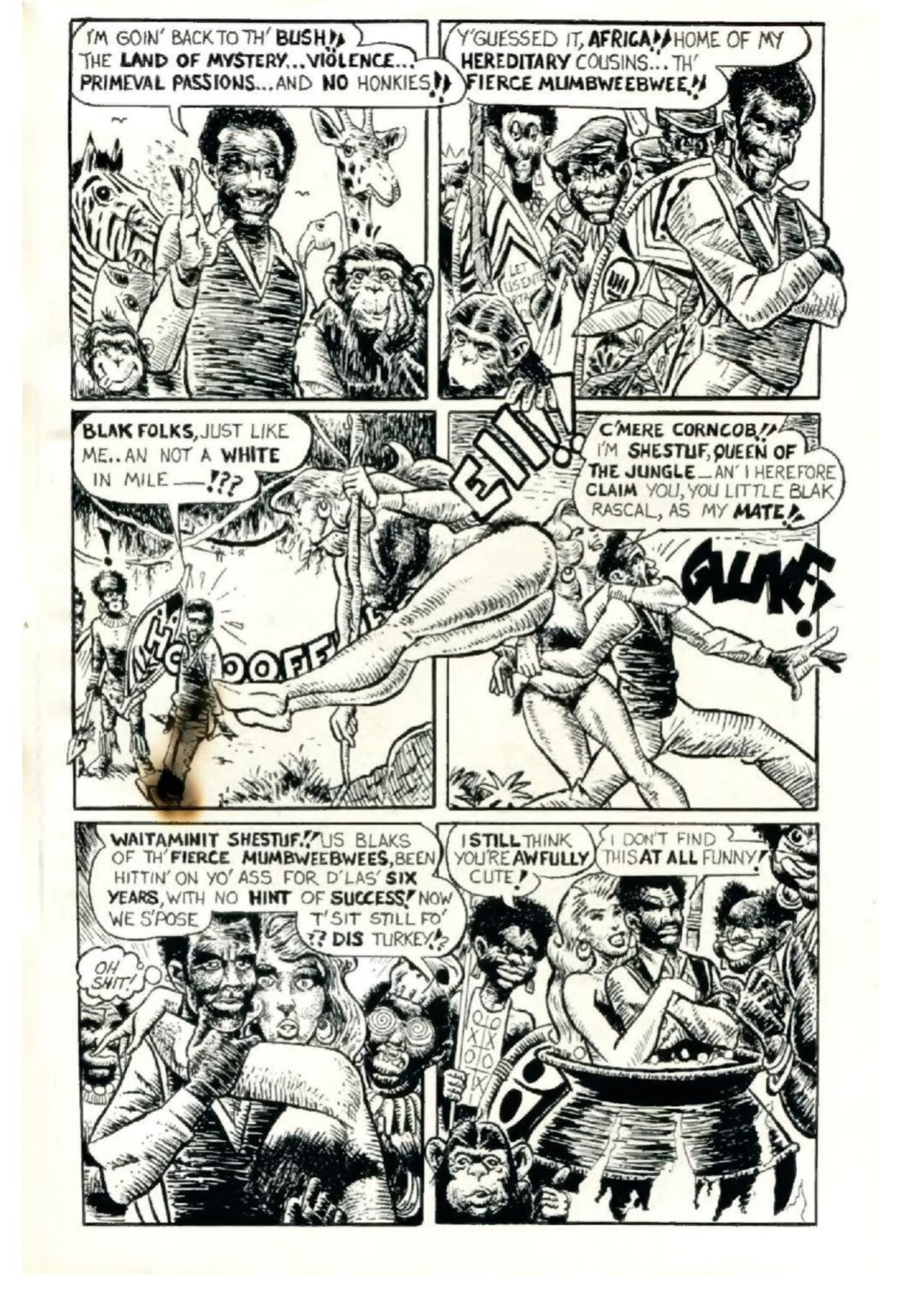 White Whore Funnies #1 (1975)