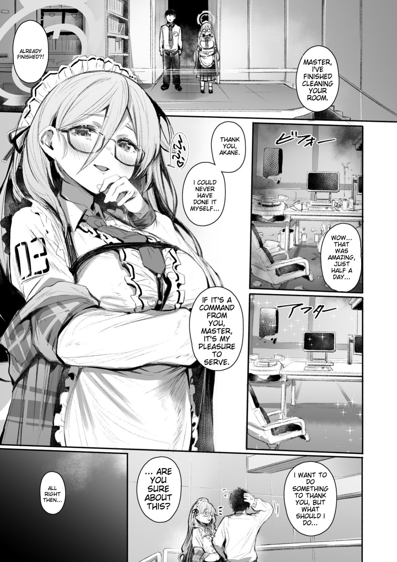 [Rev3 (Monchan rev3)] Extra Service (Blue Archive) [MTL]
