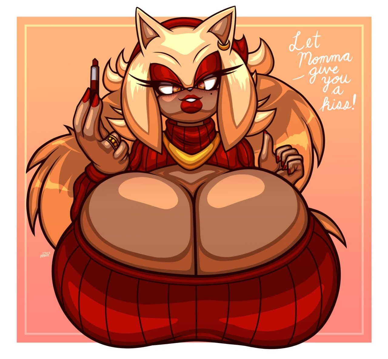 [DHX2KArtz] GIVE MAMMA A KISS! (Inked Var.)