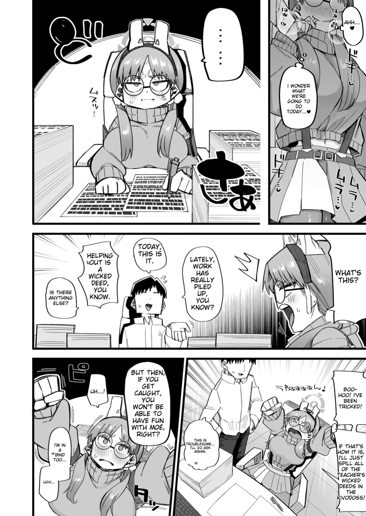 [Aureole (Kira Boshi)] Moe wants to be ruined by a sensei♥2 (Blue Archive) [MTL]