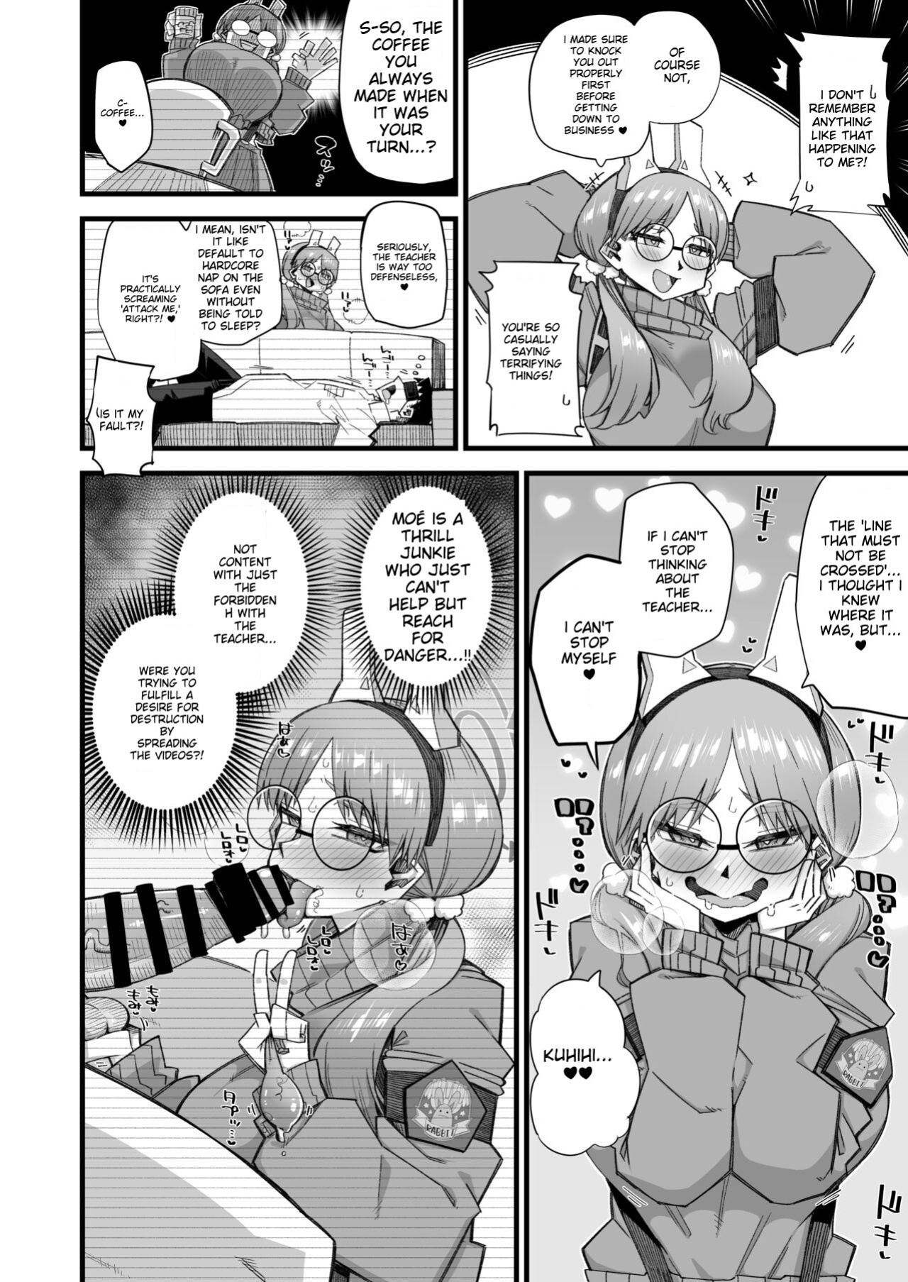 [Aureole (Kira Boshi)] Moe wants to be ruined by a sensei♥ (Blue Archive) [MTL]
