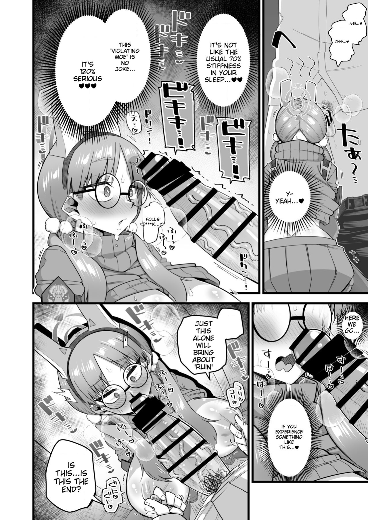 [Aureole (Kira Boshi)] Moe wants to be ruined by a sensei♥ (Blue Archive) [MTL]