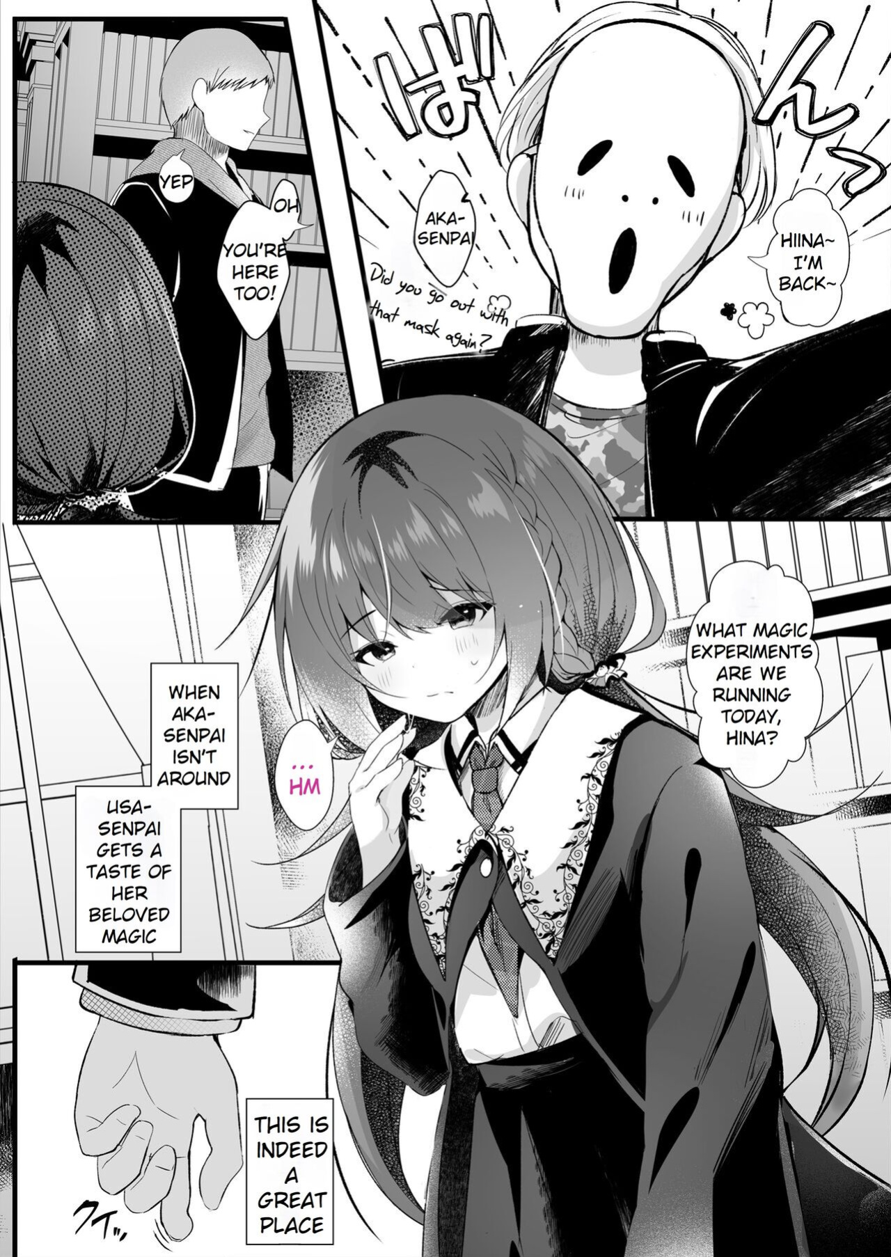 [Rocomani (Manatsu)] Kareshi Mochi no Sekenshirazu na Senpai o Saimin de Kuruwasu | Hypnotizing My Senpai, Who Has a Boyfriend, And Driving Her Crazy For Sex [Rei Scans]