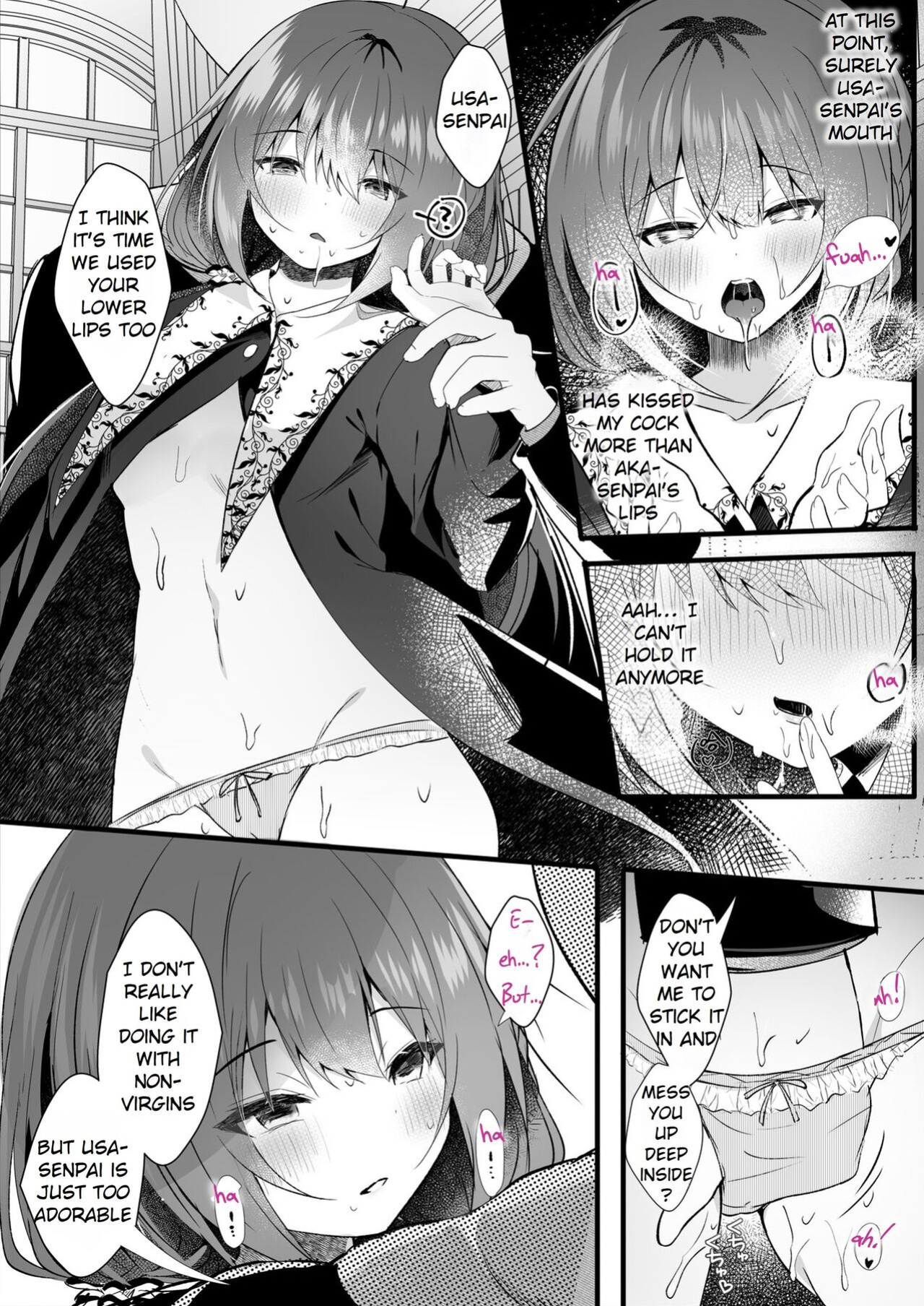 [Rocomani (Manatsu)] Kareshi Mochi no Sekenshirazu na Senpai o Saimin de Kuruwasu | Hypnotizing My Senpai, Who Has a Boyfriend, And Driving Her Crazy For Sex [Rei Scans]