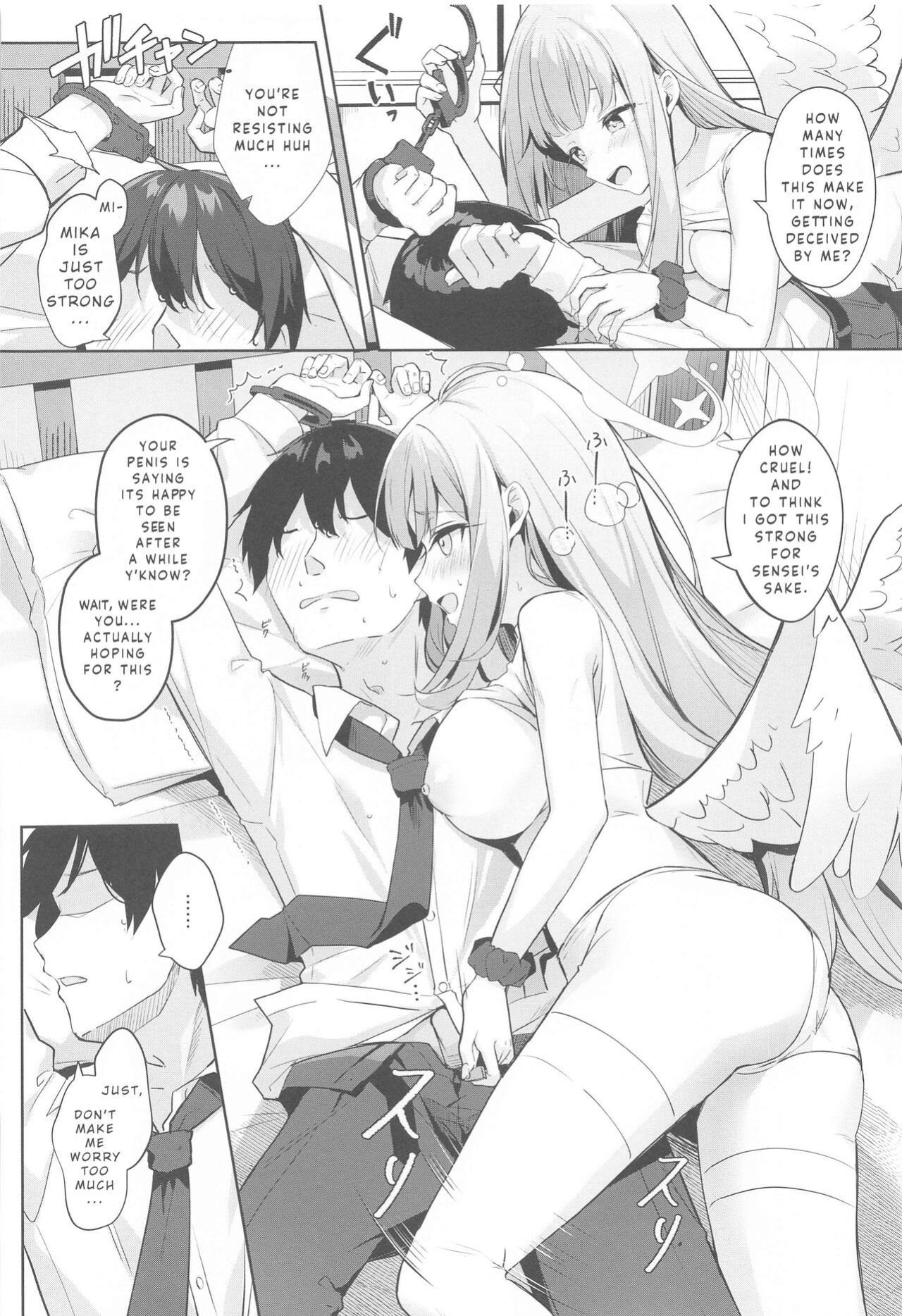 (C102) [Kinokomu Kami (Kinokomushi)] Sensei wa, Damasaretanda yo. | Sensei, you got deceived (Blue Archive) [Entropy]