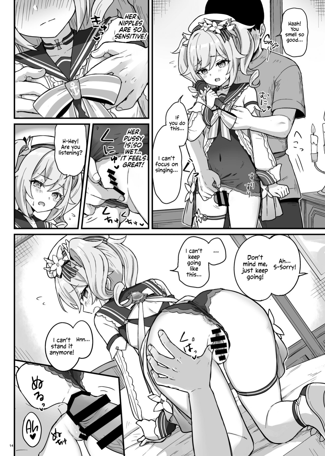 [Wasabi Mochi (Momosawa)] Barbara-chan ga Ecchi na Chiryou o Shite kureru Hon | Barbara's Sexual Treatment (Genshin Impact) [Shiromaru]