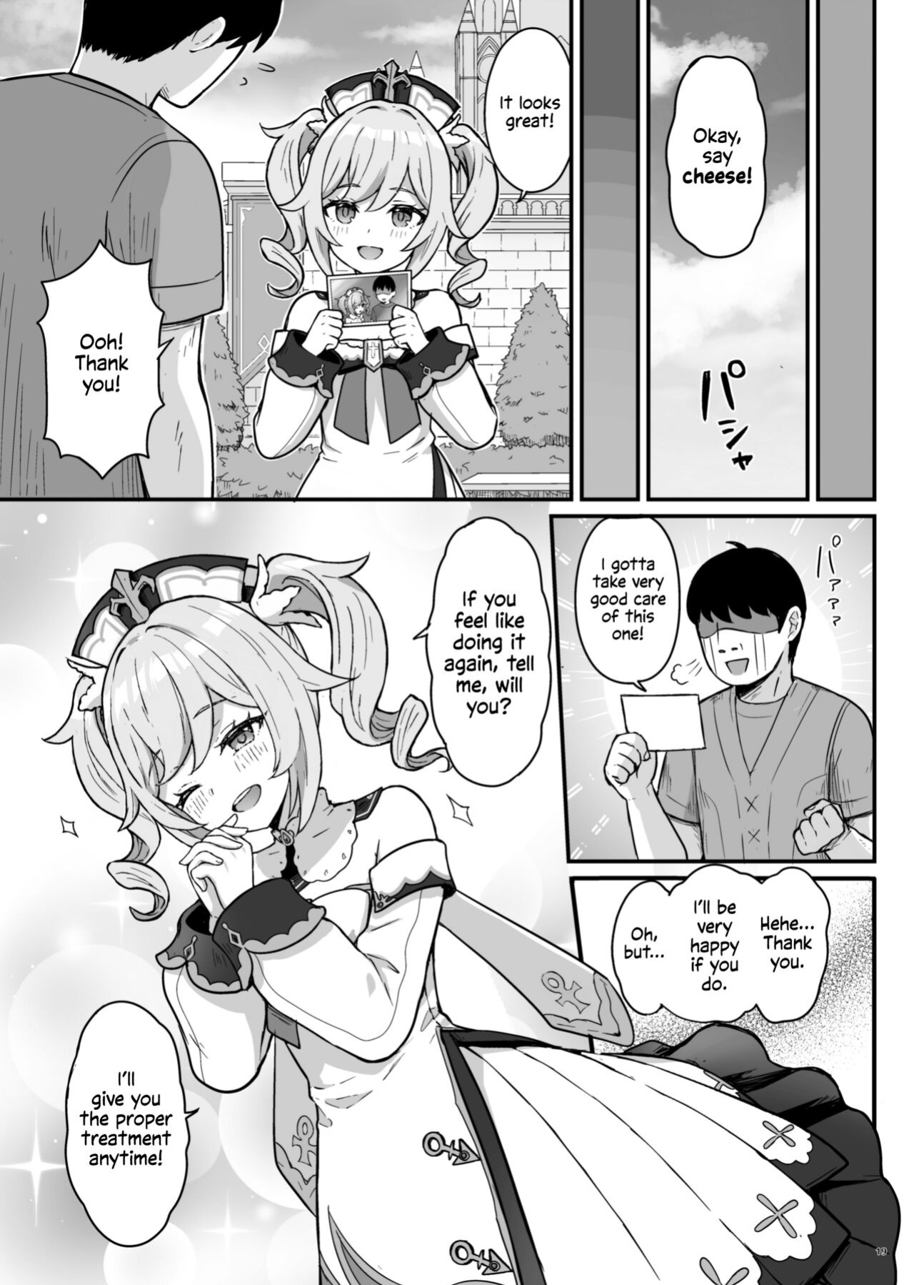 [Wasabi Mochi (Momosawa)] Barbara-chan ga Ecchi na Chiryou o Shite kureru Hon | Barbara's Sexual Treatment (Genshin Impact) [Shiromaru]