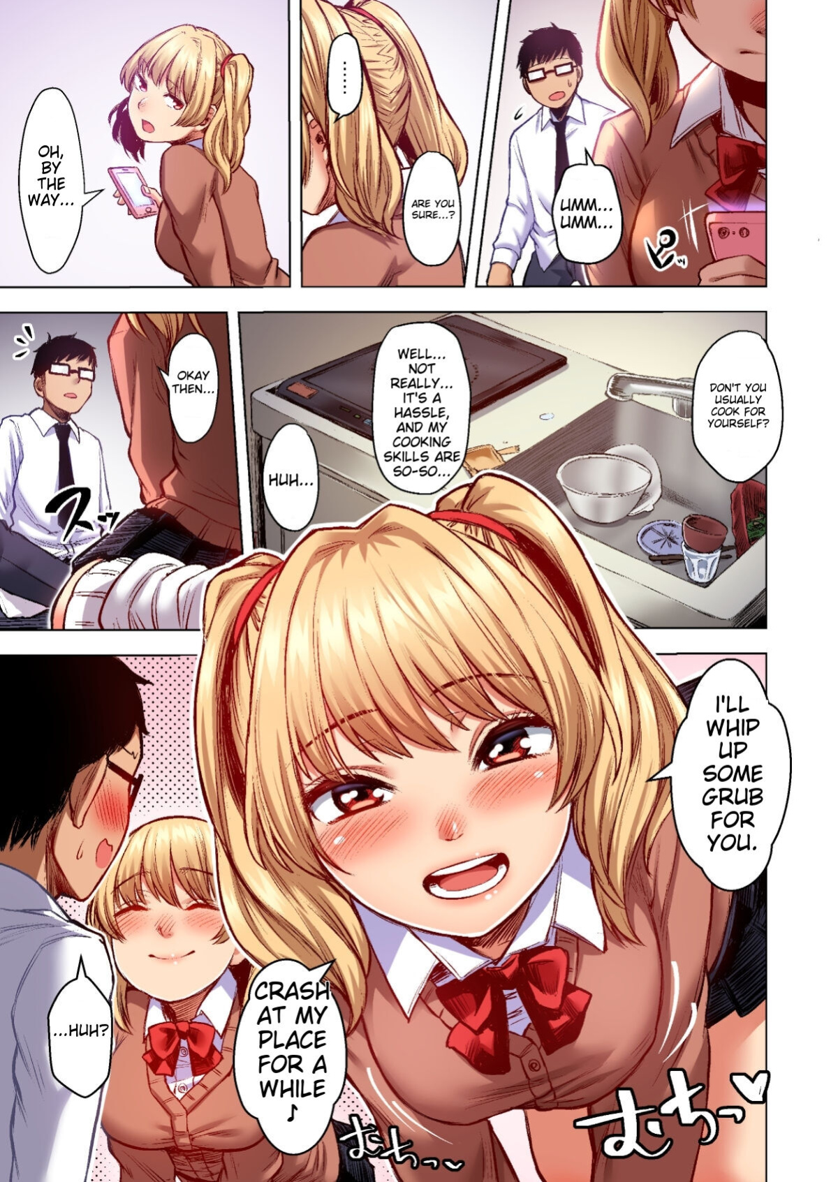 [Doushoku (Omizu Chihiro)] Wakeari JK Iede shita Gal o Kattemita Kekka! 1+2 Full Color Gappon-ban