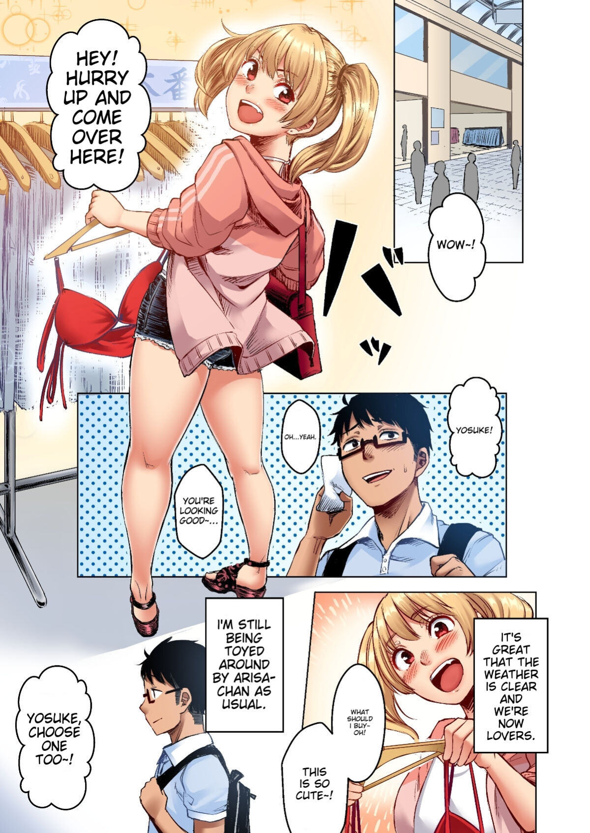 [Doushoku (Omizu Chihiro)] Wakeari JK Iede shita Gal o Kattemita Kekka! 1+2 Full Color Gappon-ban
