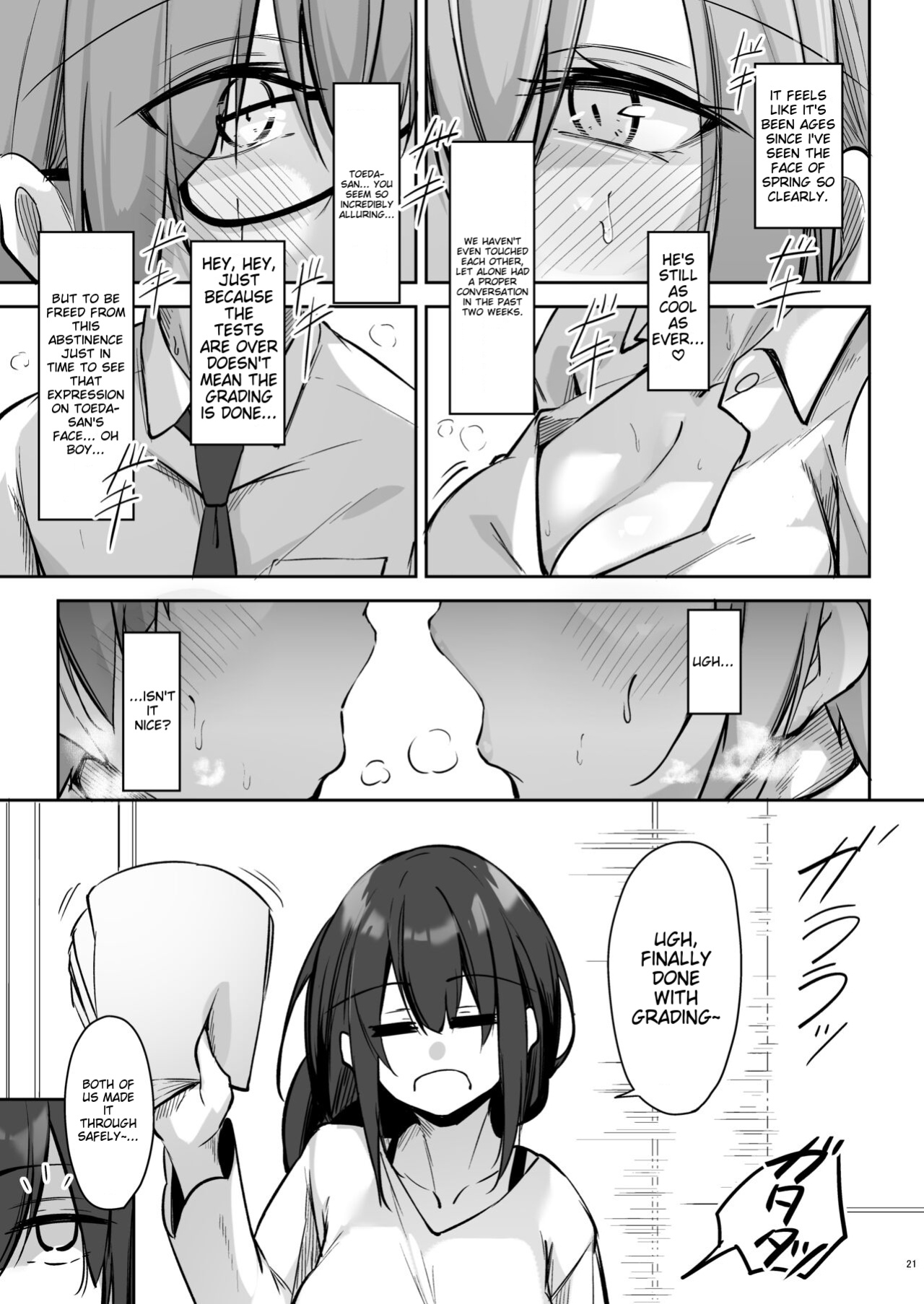[Gakuen Ketsumeichou (Oriue Wato)] Tonari no seki no Toeda-san [ENG] [MTL]