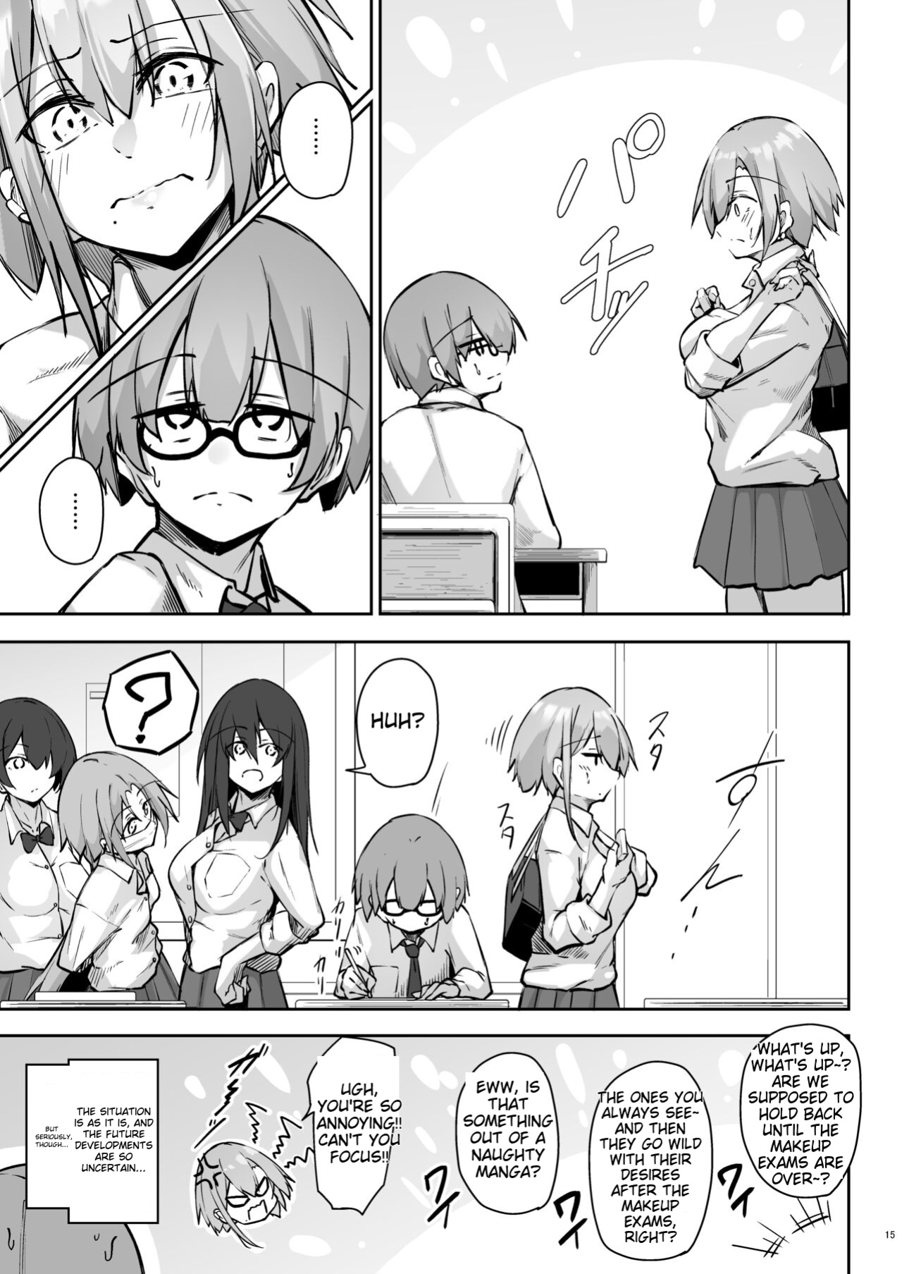 [Gakuen Ketsumeichou (Oriue Wato)] Tonari no seki no Toeda-san [MTL]
