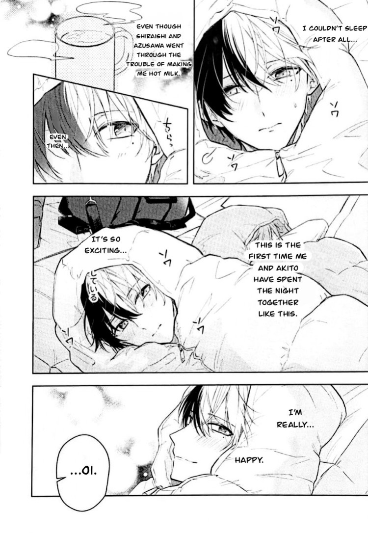 (2 Microphones. Ⅲ) [Chichimichi (Amakawa)] Hajimete. no hon (Project Sekai) [Gay Sex Translations]