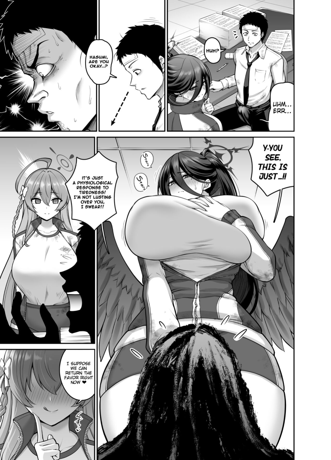[Urasazan (Minamino Sazan)] Chichi no Ongaeshi (Blue Archive) [Kinsei Translations]