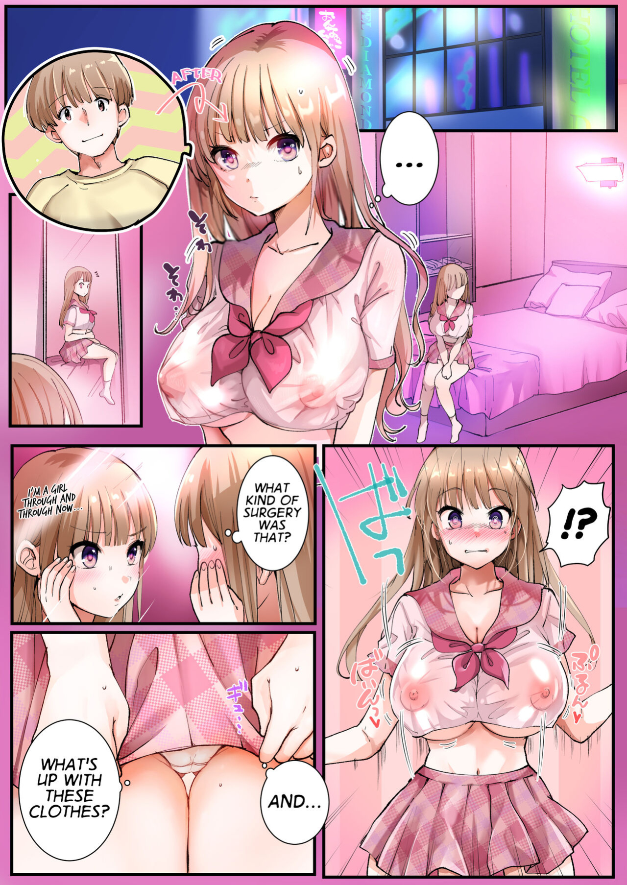 [Amuai Okashi Seisakusho (Tsukumaru)] A Part-Time Job That Turned me into a Gender-Bent Daddy's Dirty Little Girl! [GTF]
