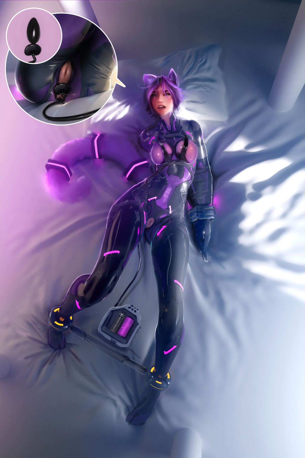 [Lukas] Kimiko Latex Bondage Kitten