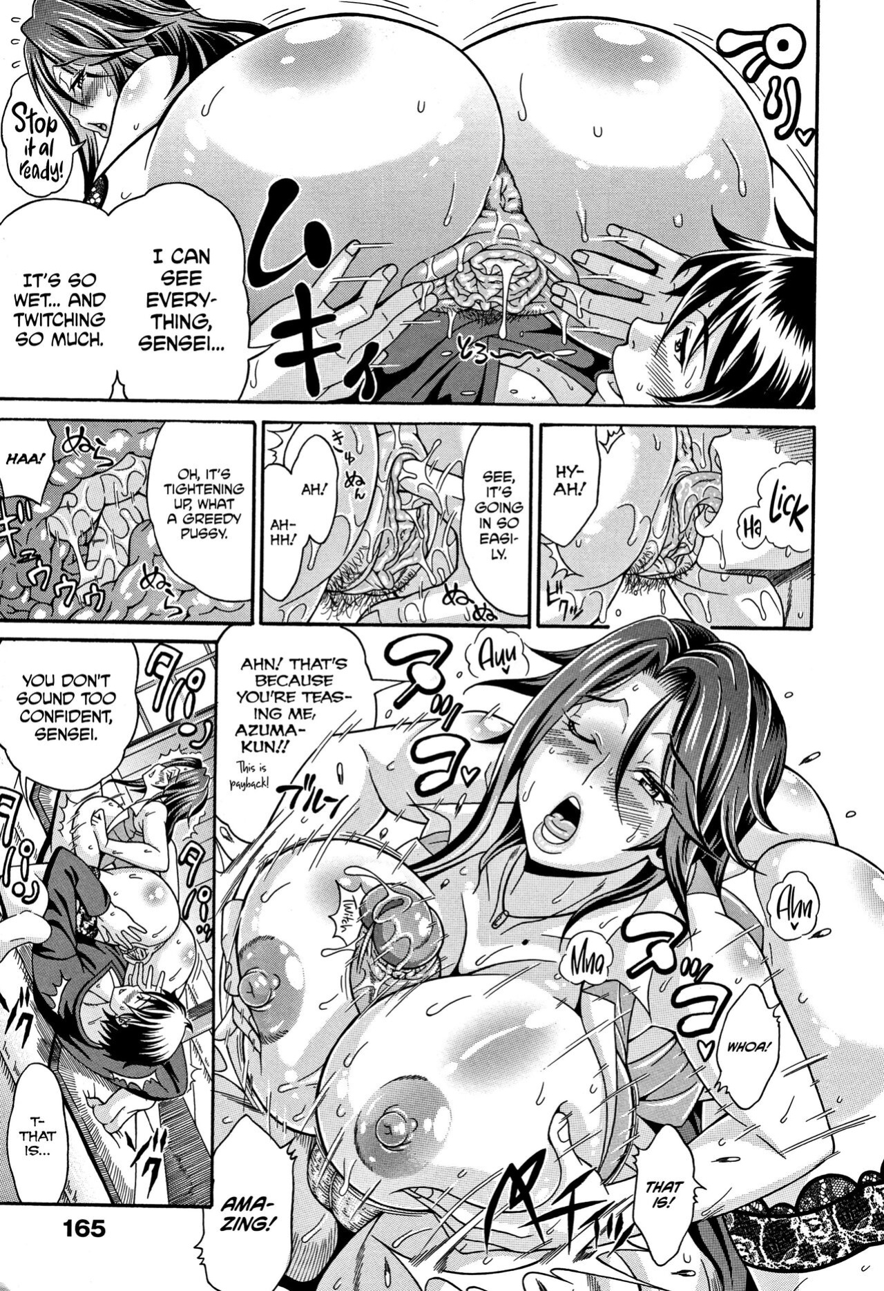 [Andou Hiroyuki] Mamire Chichi - Sticky Tits Feel Hot All Over. Ch. 1-3, 5, 7,9-11