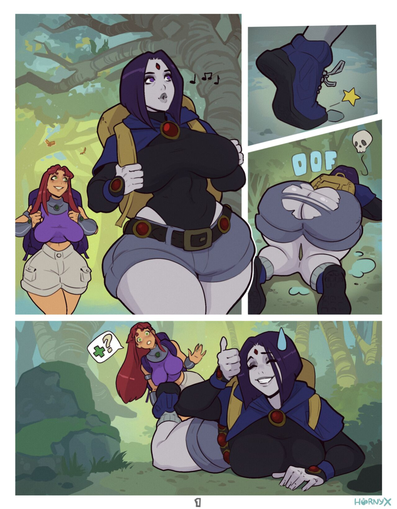 [Hornyx] Milf Titans (Dickgirl version) (Teen Titans)