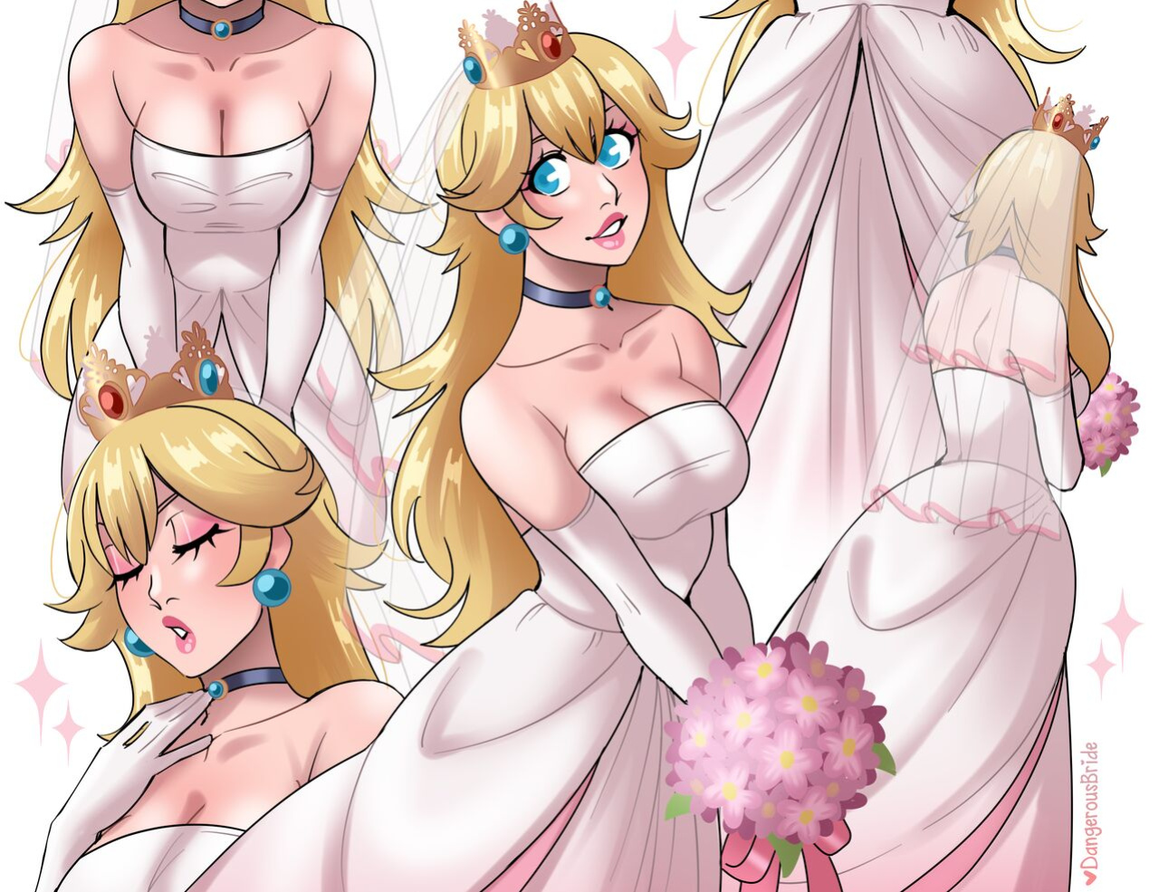 [DangerousBride] Princesses (Mario Bros.)