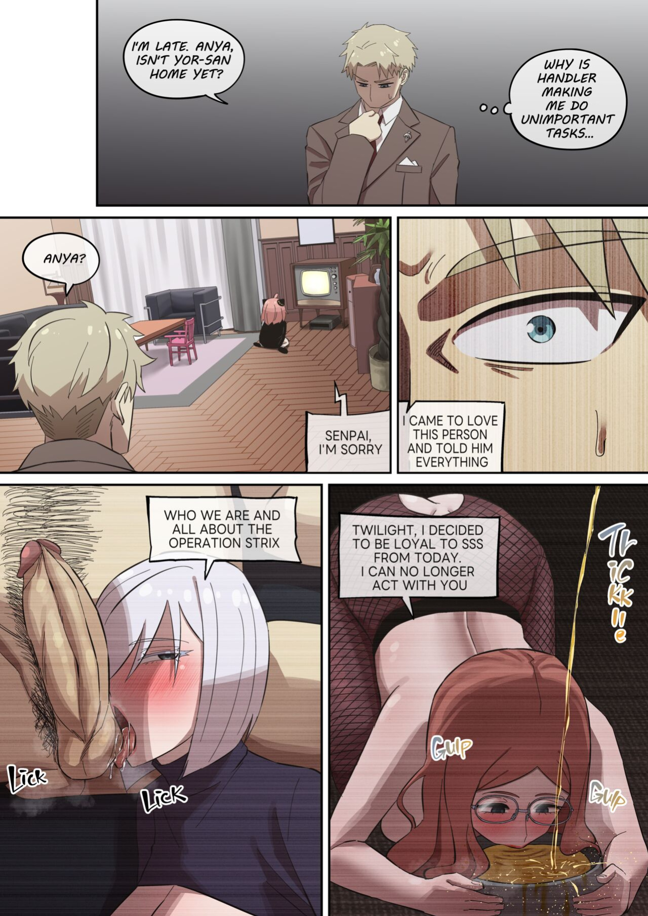 [Akaimelon] Daraku Mesu-tachi no Shoufu Nisshi (SPY x FAMILY) + Ending 1 and 2 (Eng)