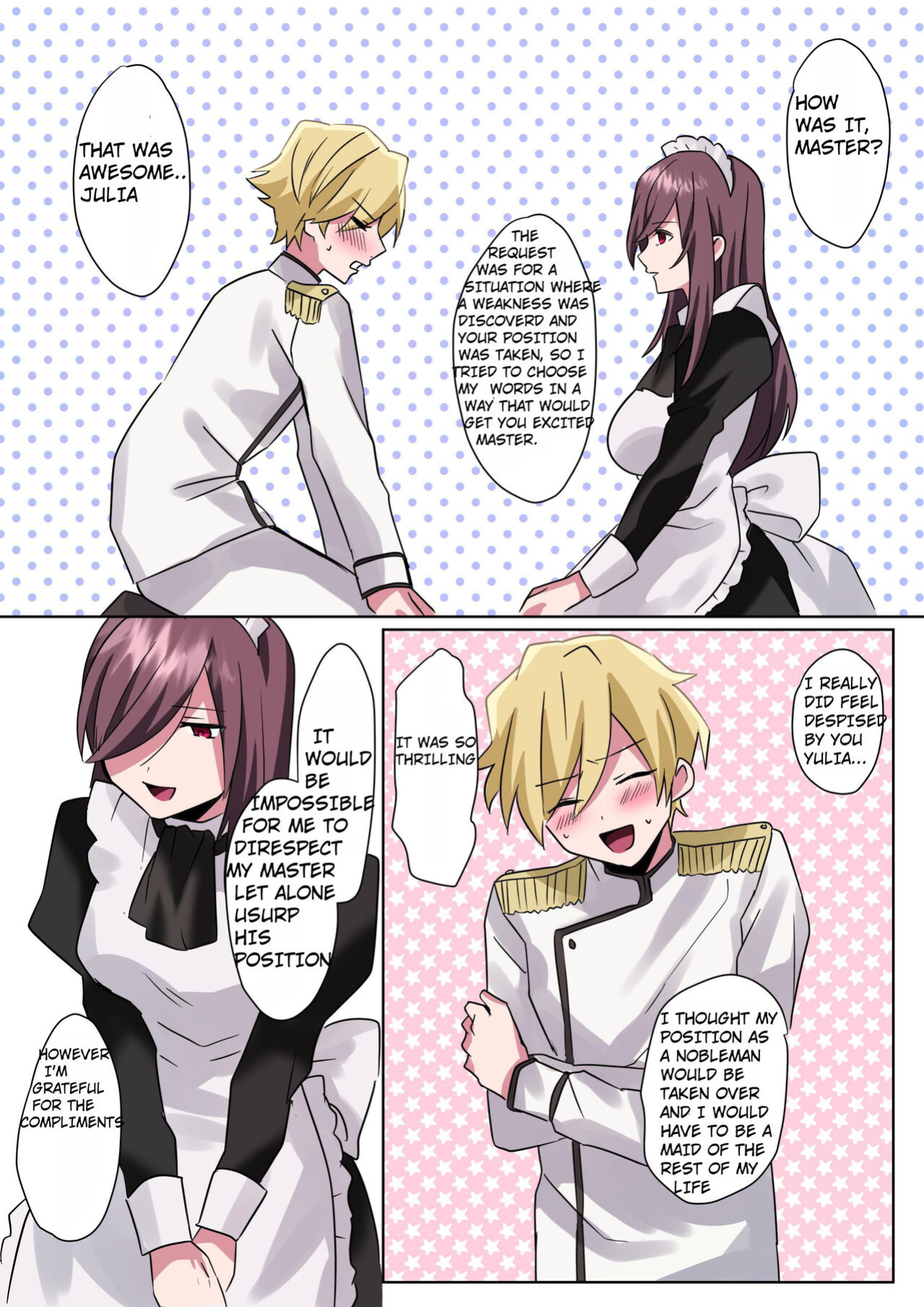 [Amuai Okashi Seisakusho (Hoshino Iro, Namamugi)] Toaru Kizoku-kun no Nyotaika Hametsu Ganbou | A certain nobleman's desire to become a woman and destroy himself