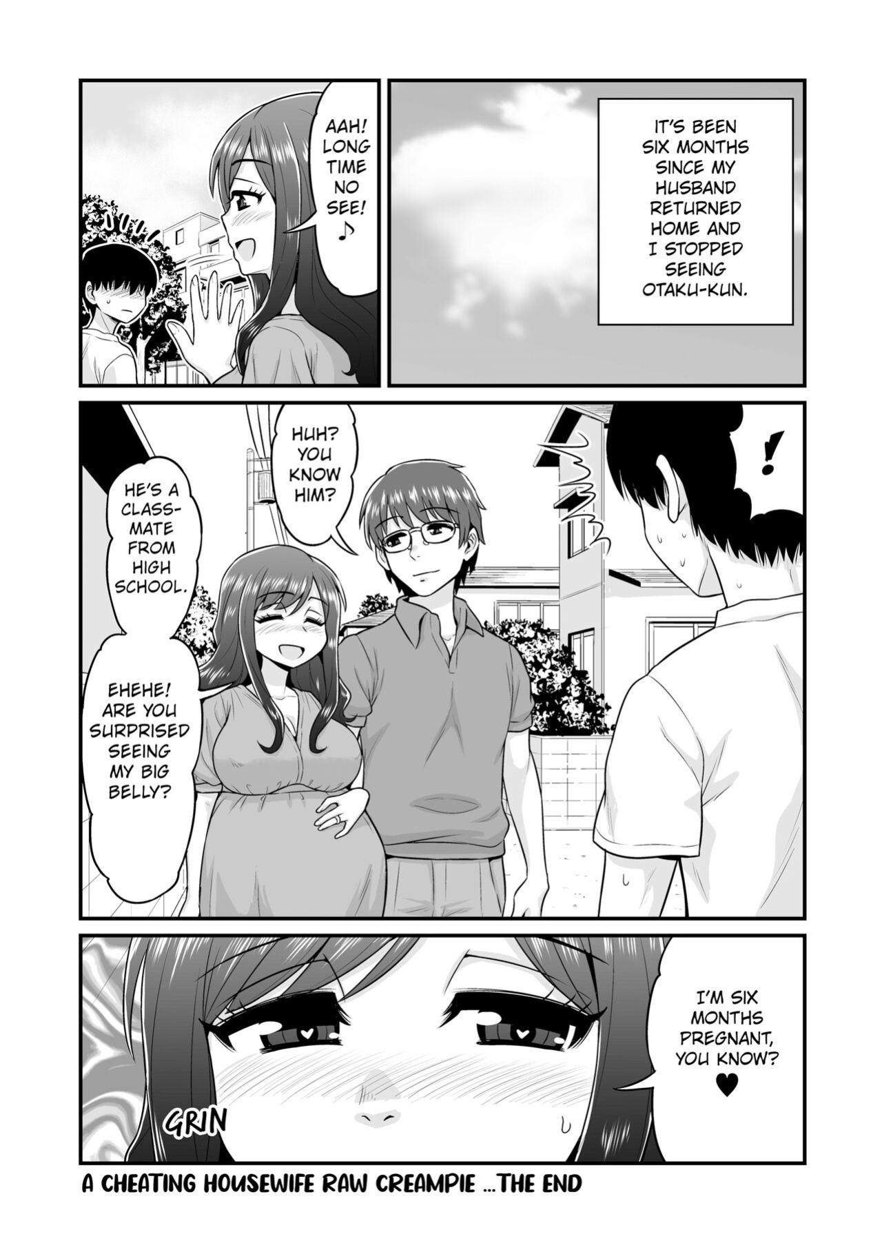 [Chimamire Yashiki (Gachonjirou)] Uwaki Hitozuma Nama Nakadashi Ottori Seiso Kakure Inran Hitozuma to Okute Dotei Otaku-kun | A Cheating Housewife's Raw Creampie [FuDeORS]