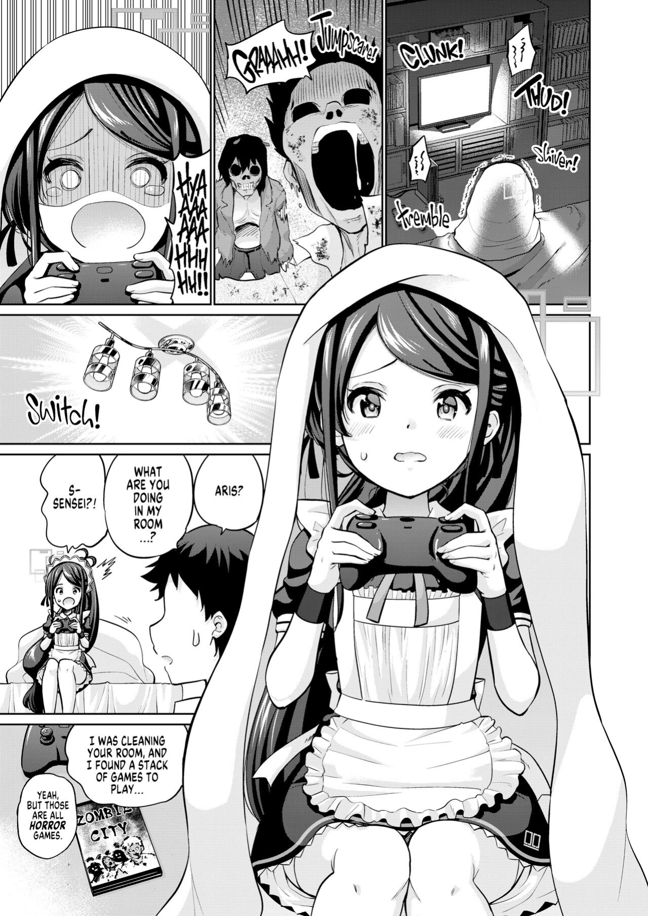 [sarfatation (Sarfata)] Goumou Maid Alice wa Suki desu ka - Do you like hairy maids Alice? | You Would Rather That Aris Did NOT Trim That Place? (Blue Archive)