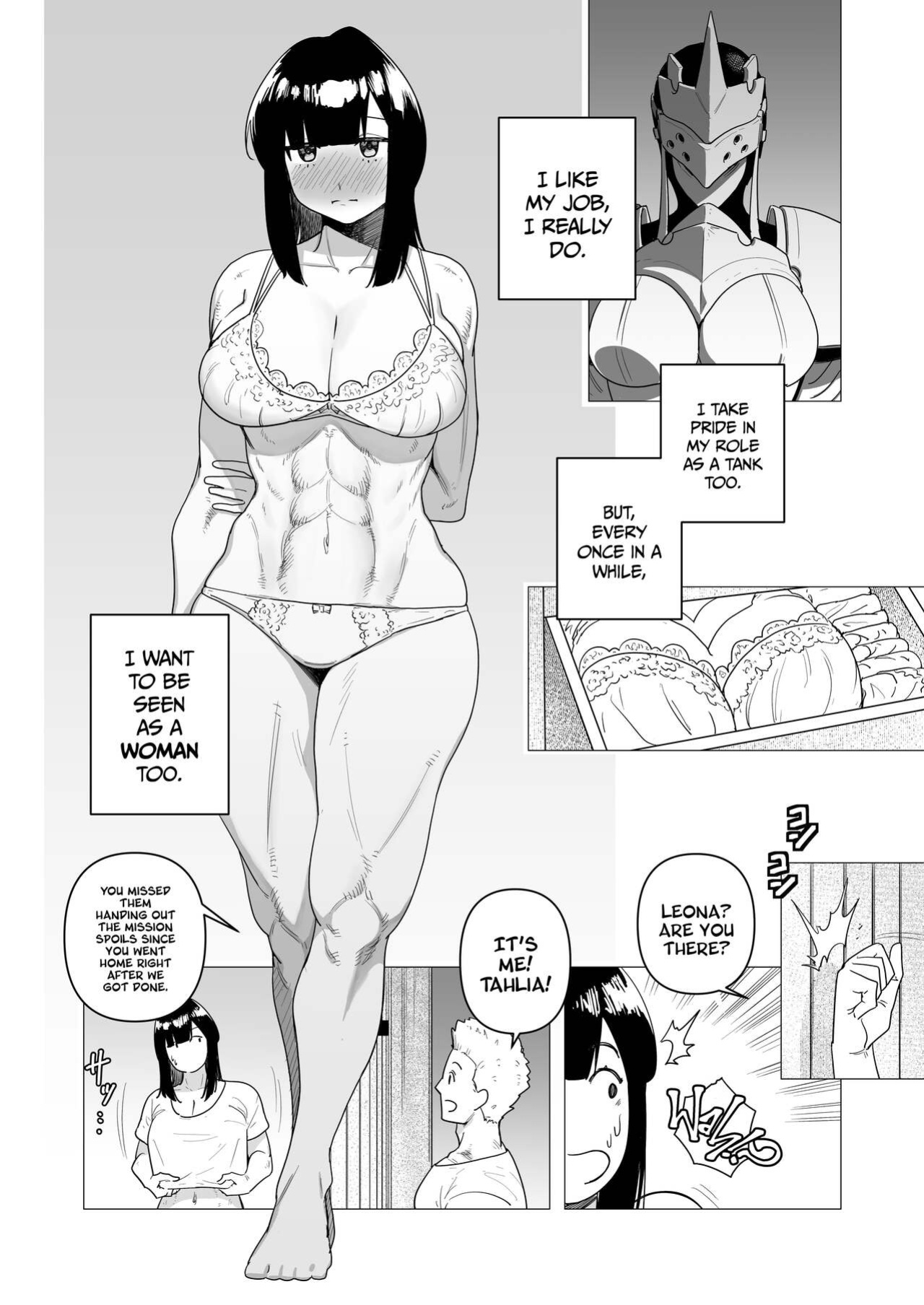 [Tsunao] Tank Onna Kishi wa Dakaretai. | The Tank Knight Wants To Get Fucked. [A Cool Person]