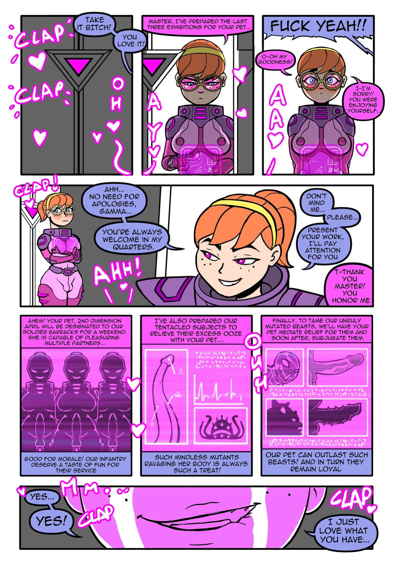 [PlanZ34] Cloned April futa army [Colorized]